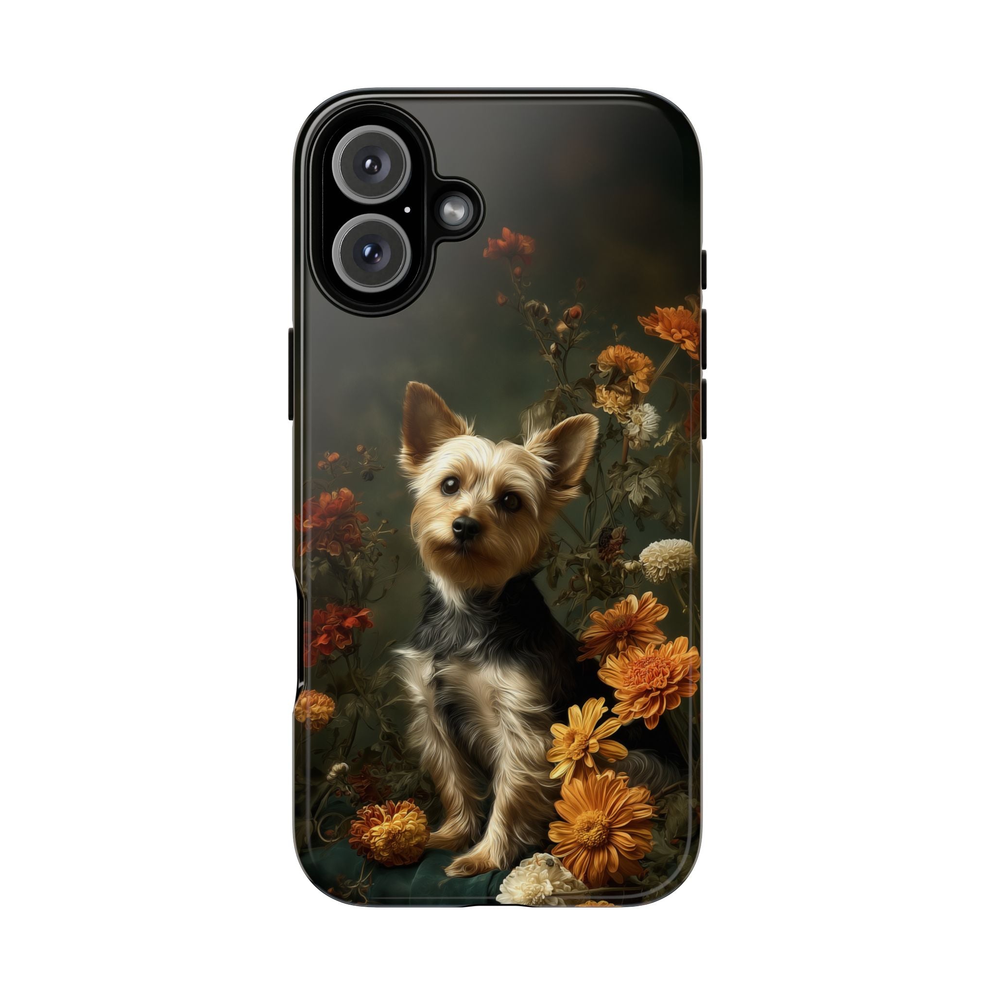 Botanical Yorkshire Terrier Phone Case