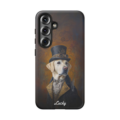 Steampunk Labrador Retriever (Yellow) Phone Case