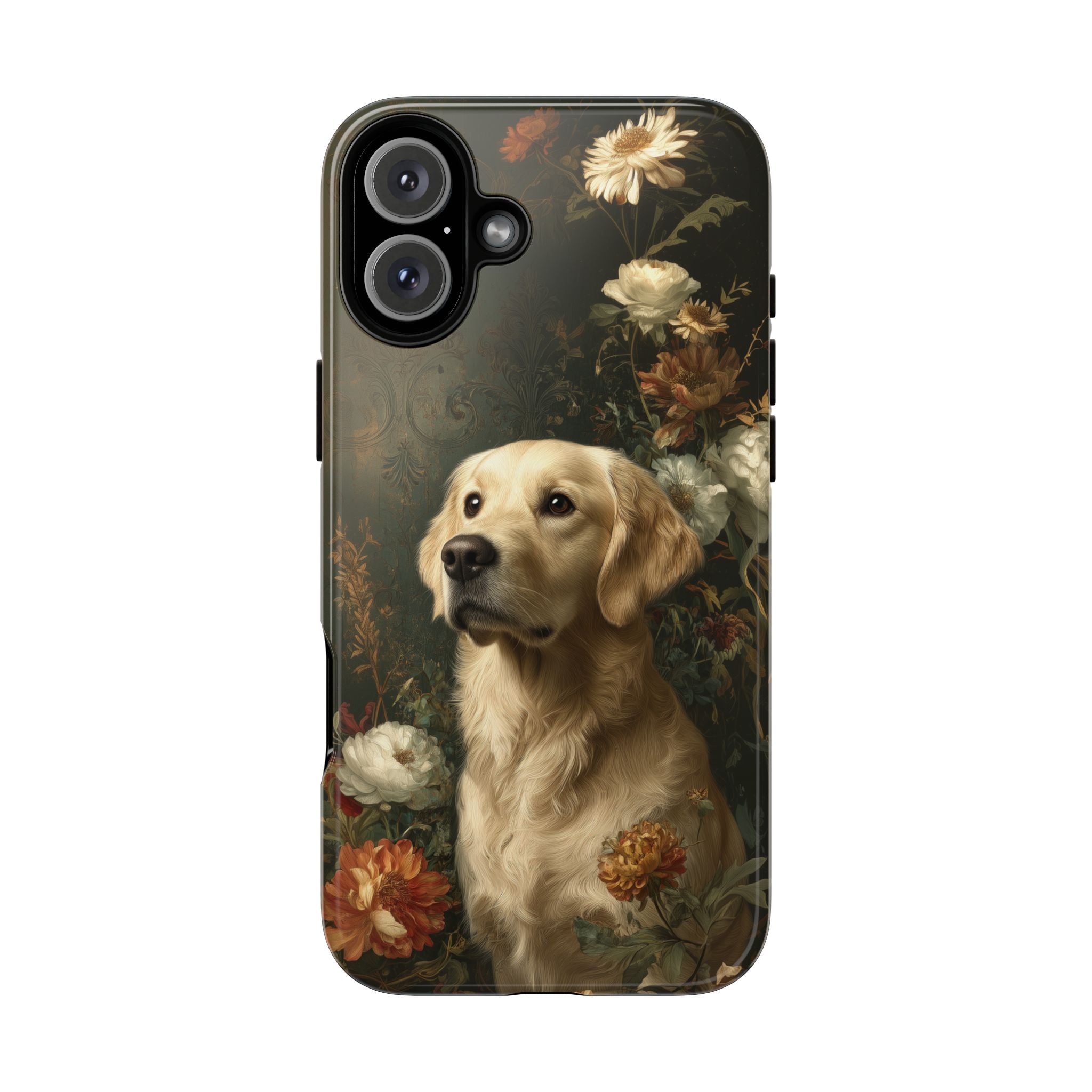 Botanical Golden Retriever Phone Case