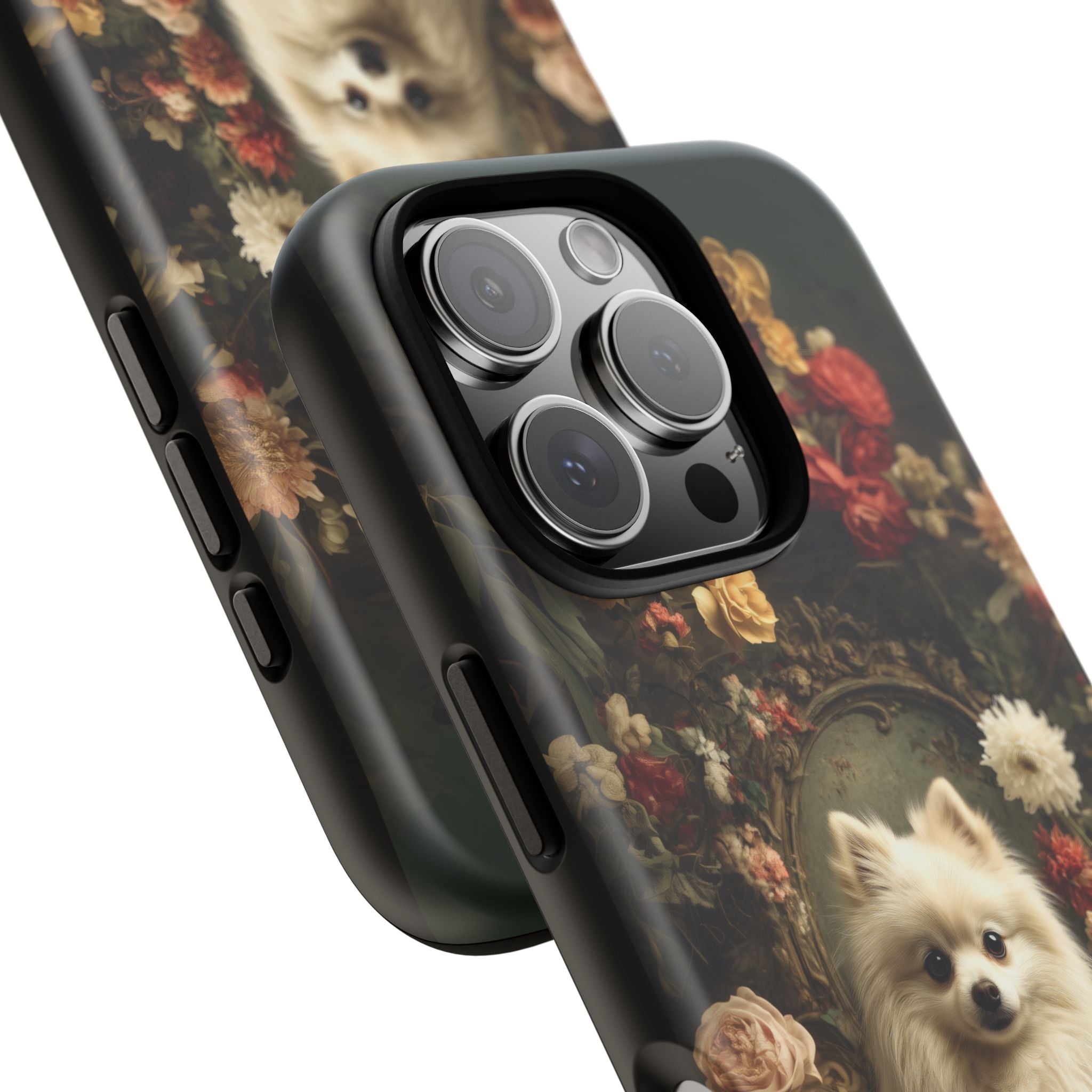 Botanical Pomeranian Phone Case