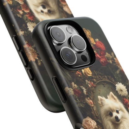 Botanical Pomeranian Phone Case