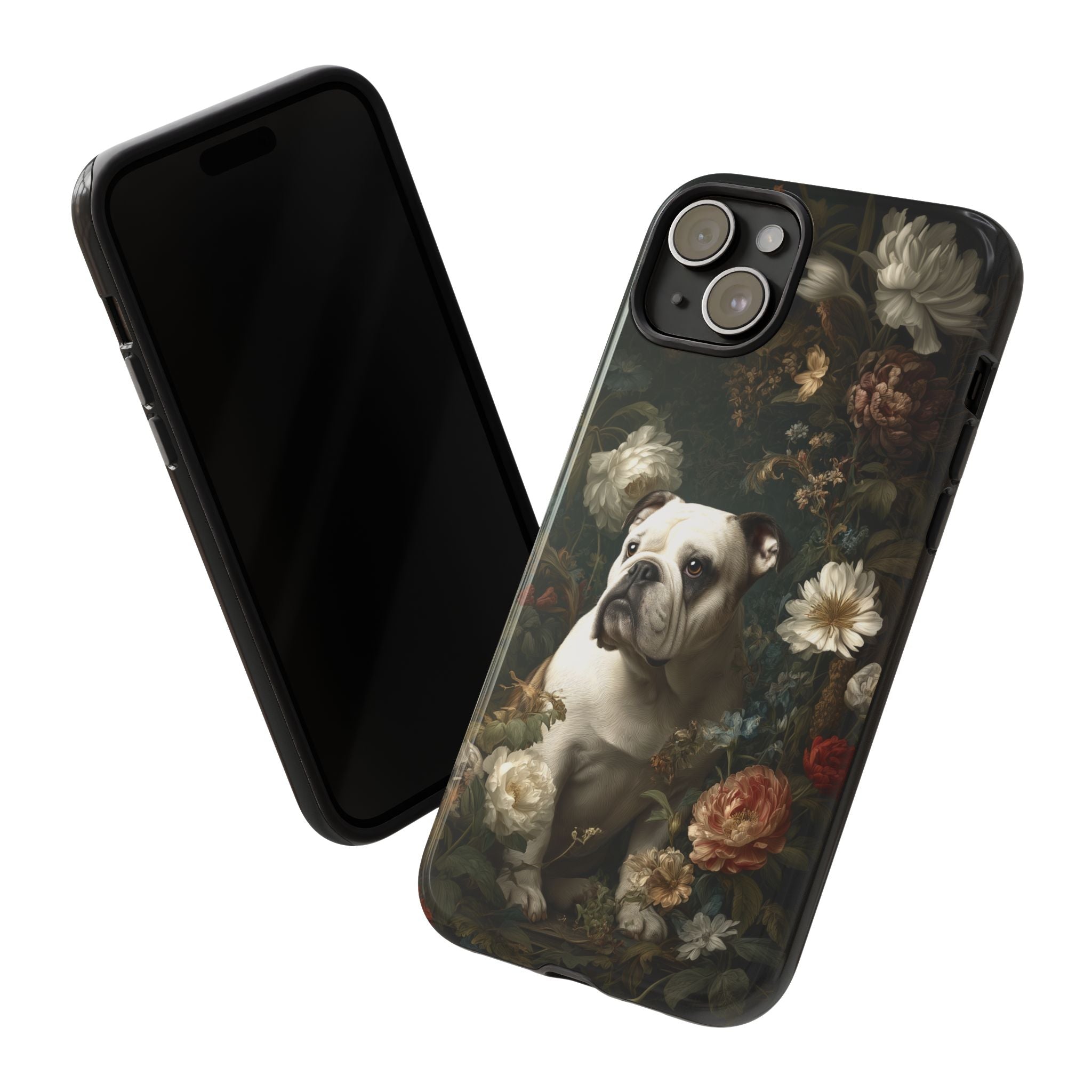 Botanical Bulldog Phone Case