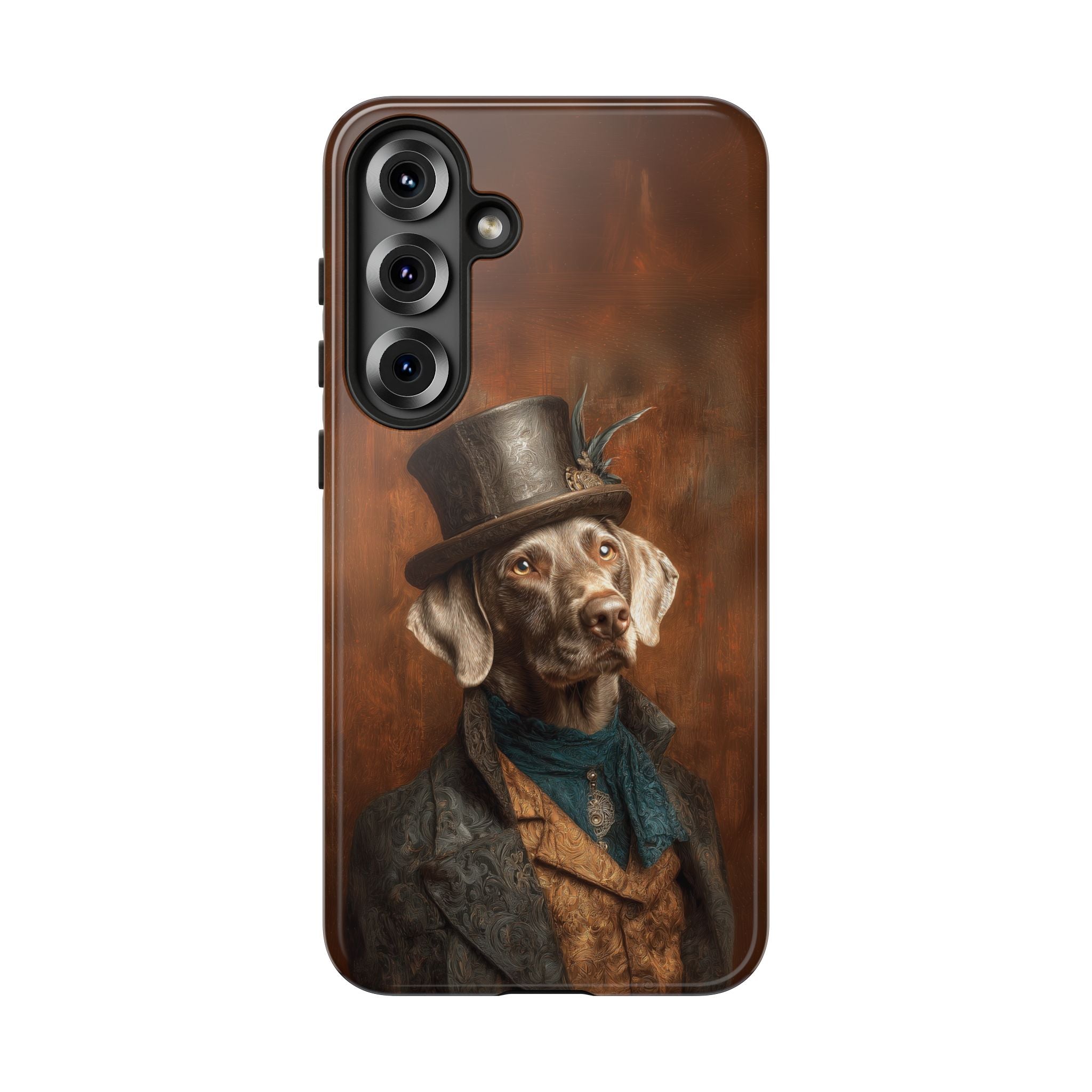 Steampunk Weimaraner Phone Case
