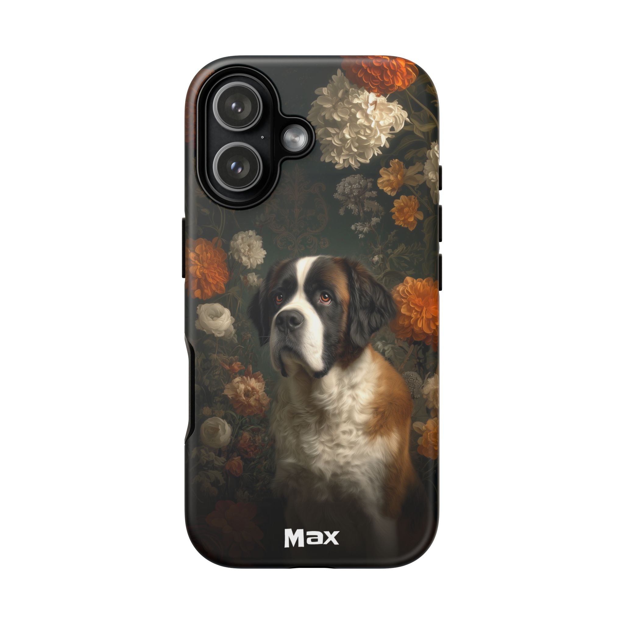 Botanical Saint Bernard Phone Case