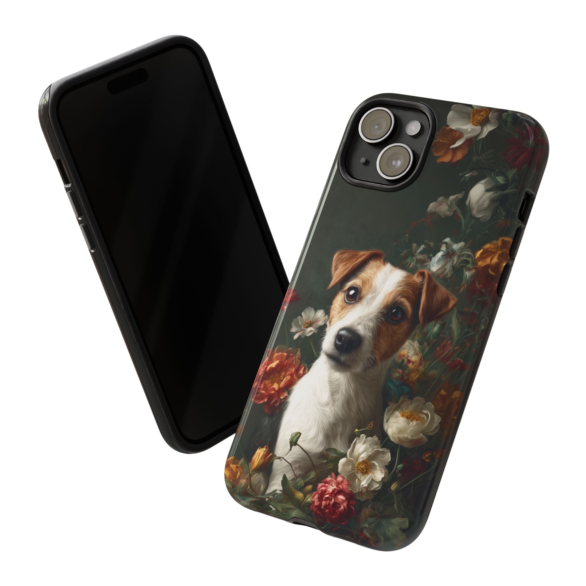 Botanical Jack Russell Terrier Phone Case