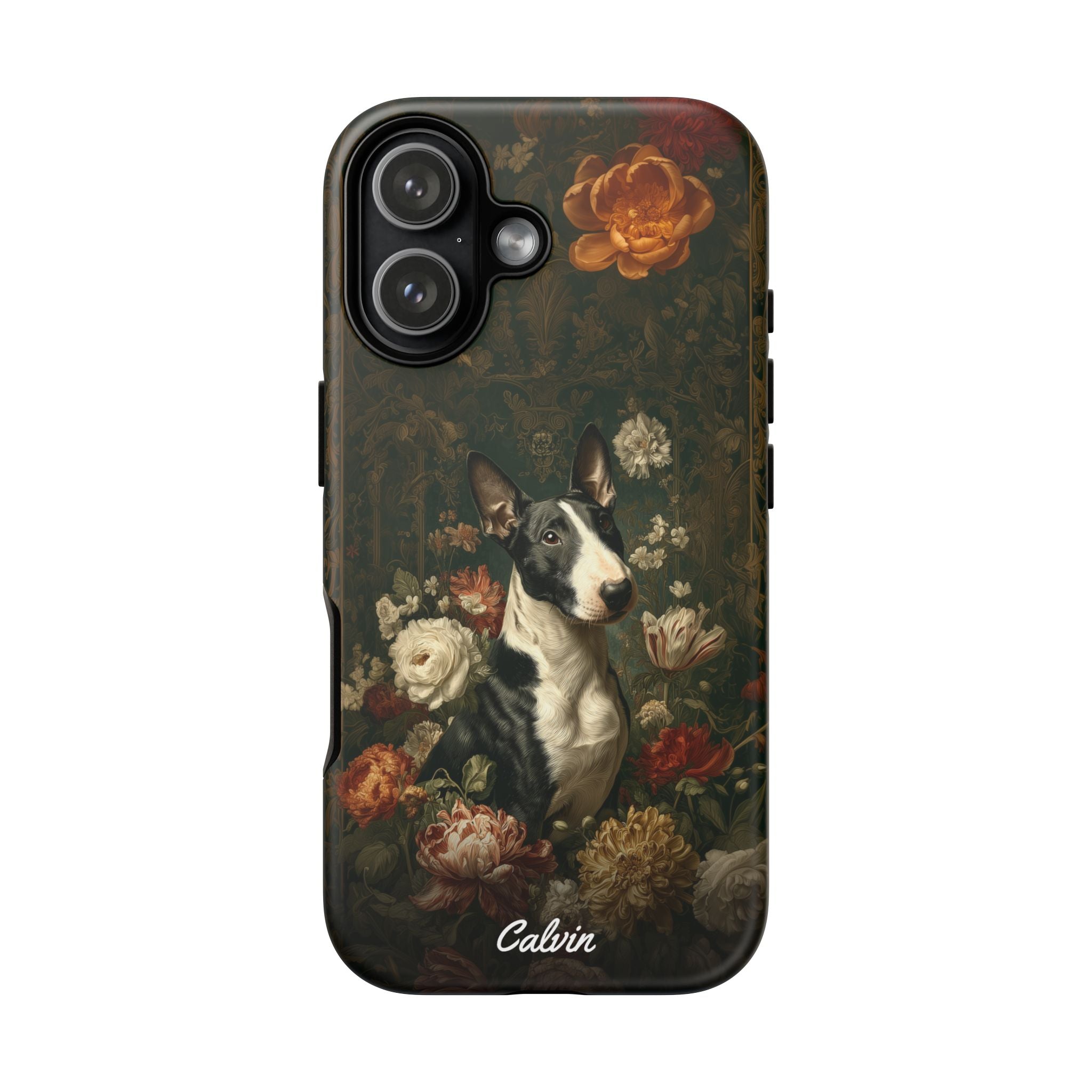 Botanical Bull Terrier Phone Case