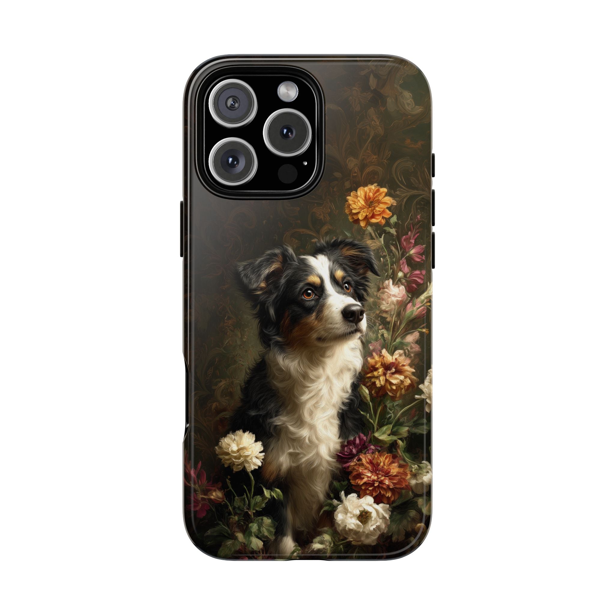 Botanical Australian Shepherd Phone Case