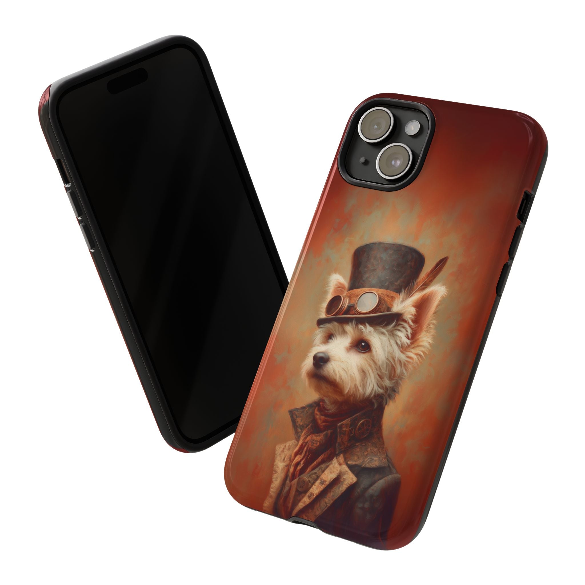 Steampunk Yorkshire Terrier Phone Case
