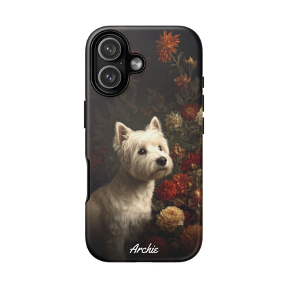 Botanical Westie Phone Case