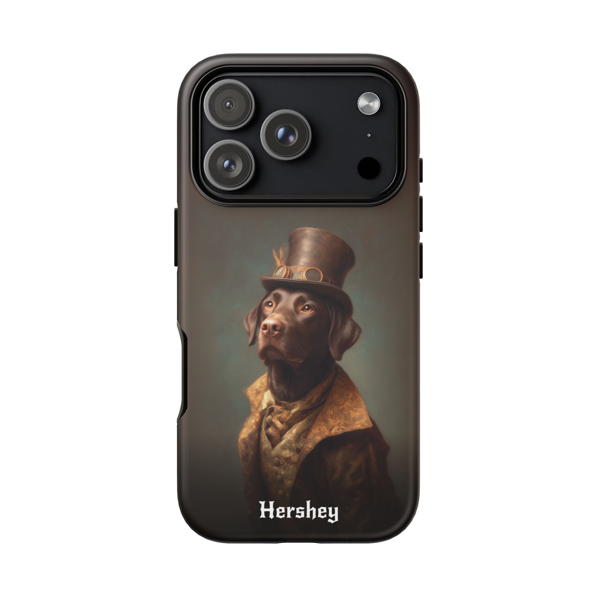 Steampunk Labrador Retriever (Brown) Phone Case