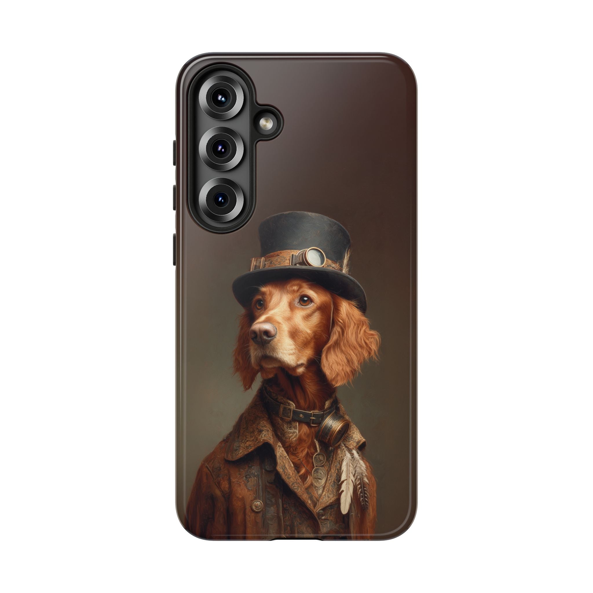Steampunk Irish Setter Phone Case