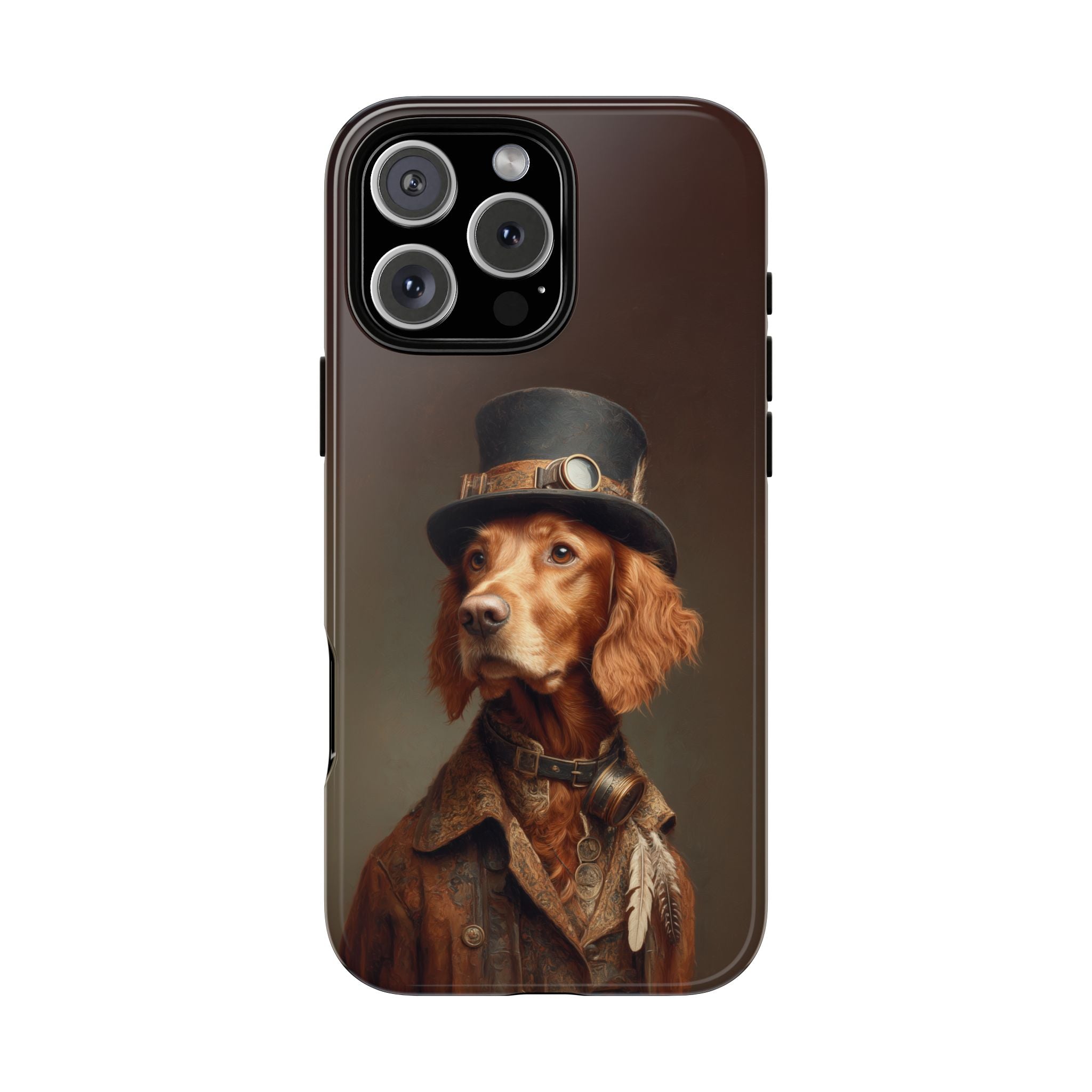 Steampunk Irish Setter Phone Case
