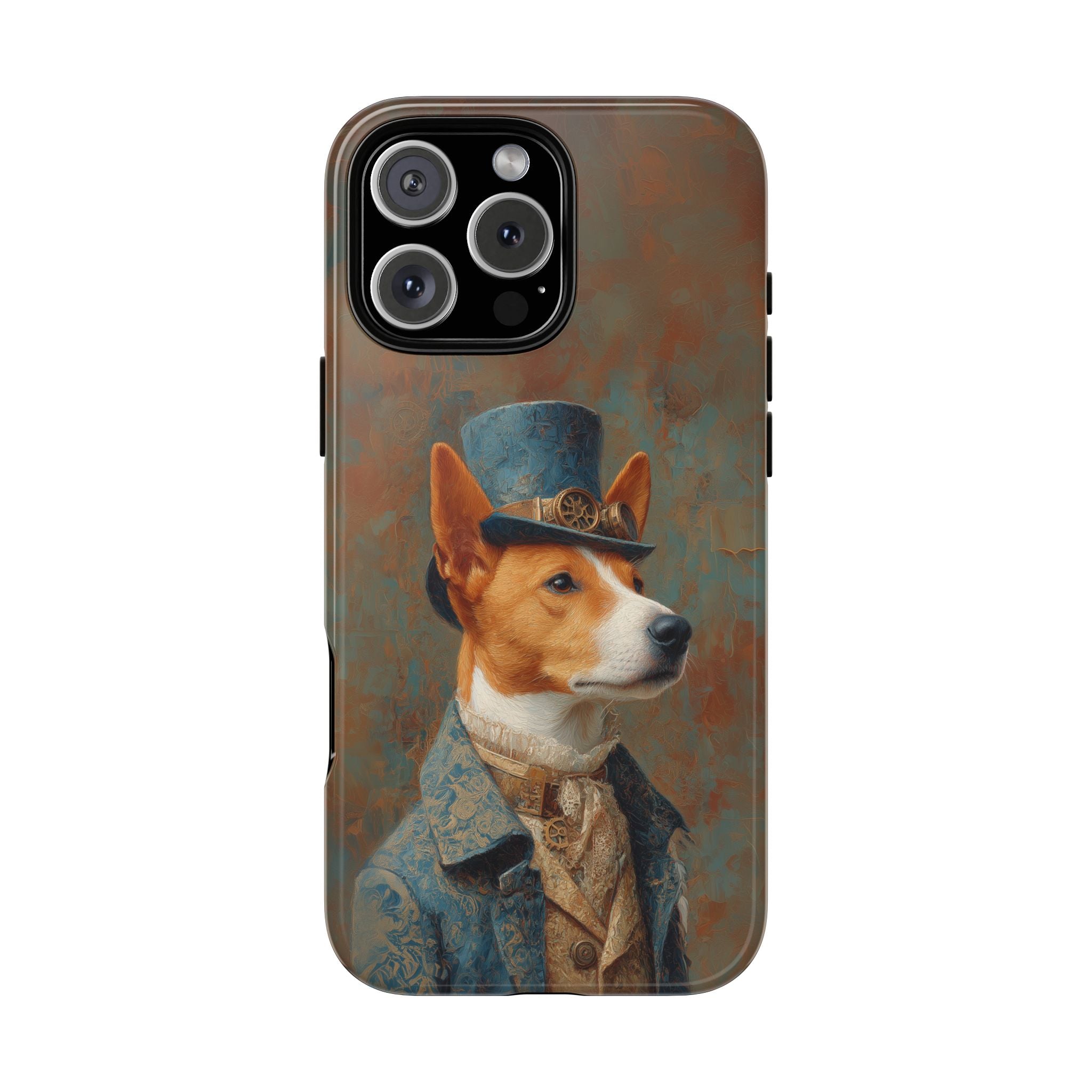 Steampunk Basenji Phone Case