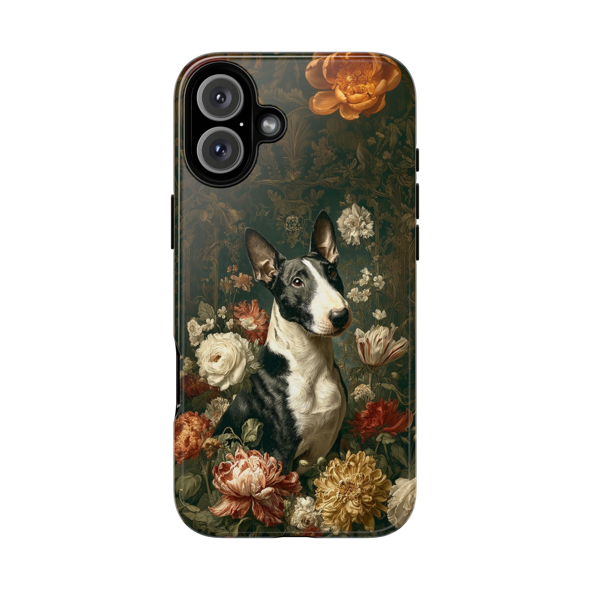 Botanical Bull Terrier Phone Case