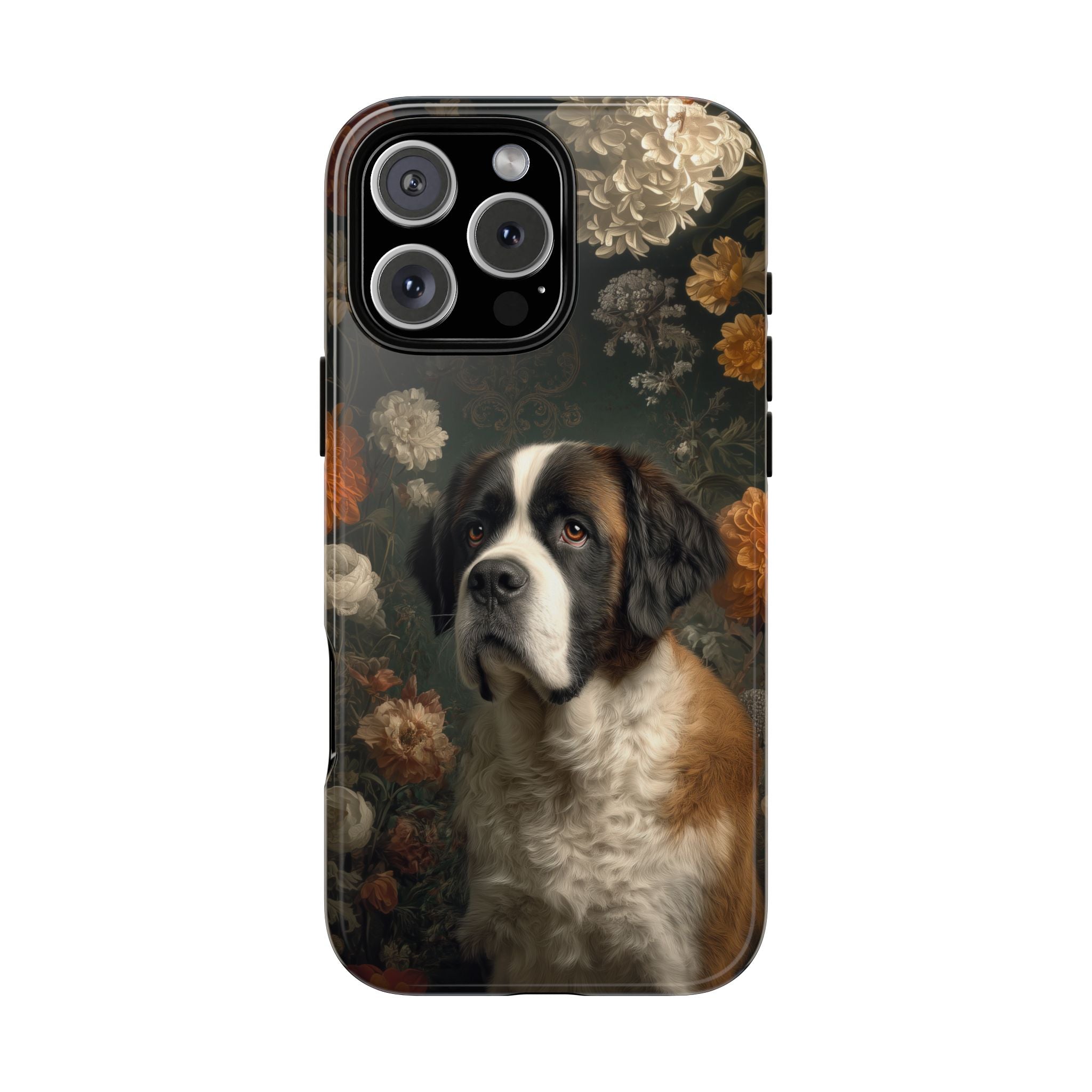 Botanical Saint Bernard Phone Case