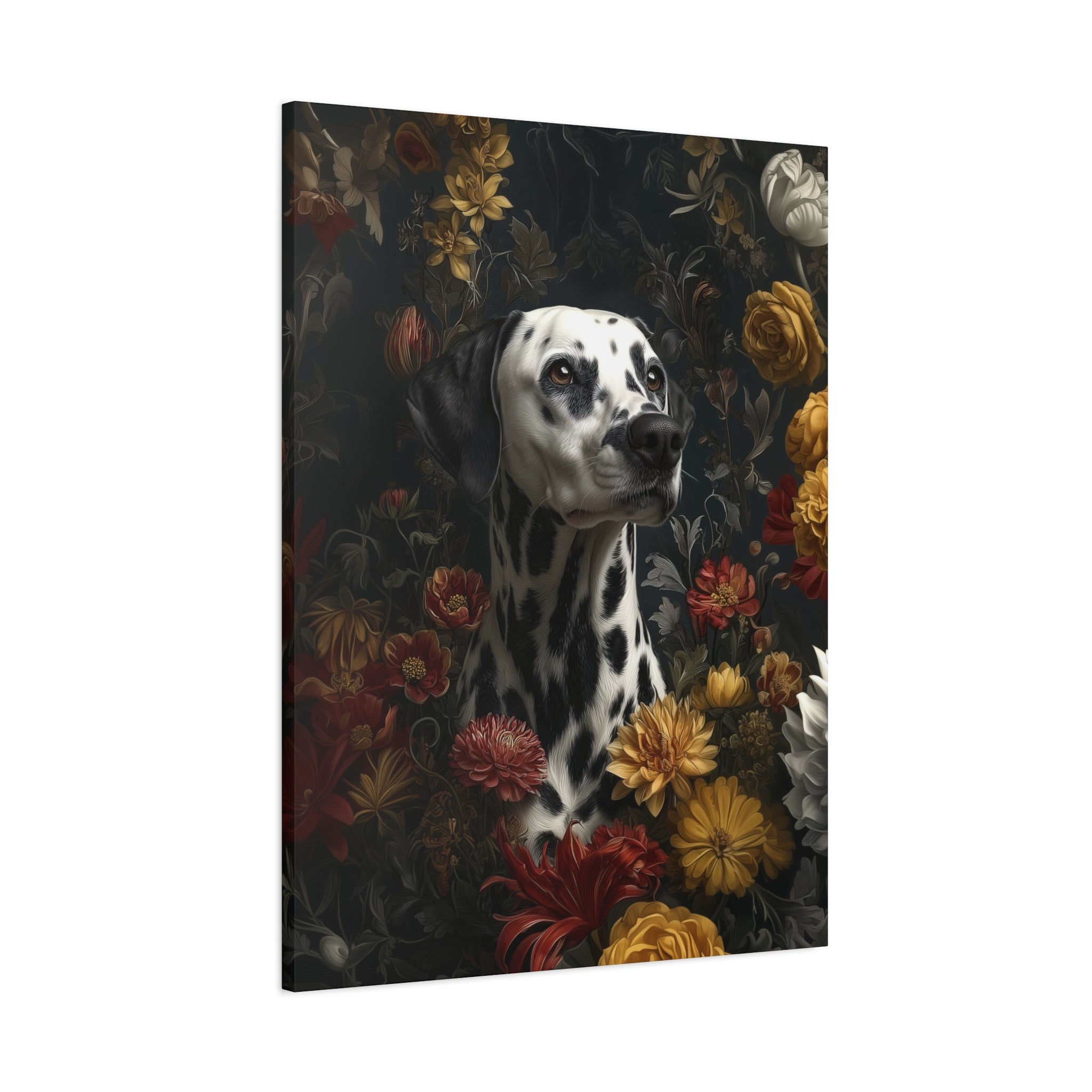 Botanical Dalmatian Canvas Art