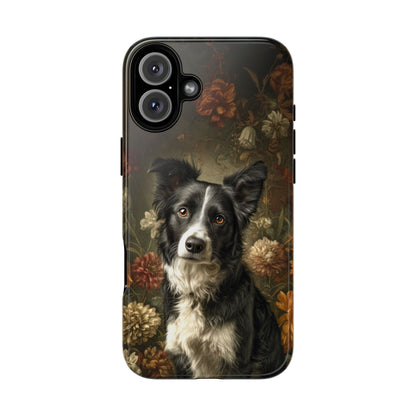 Botanical Border Collie Phone Case