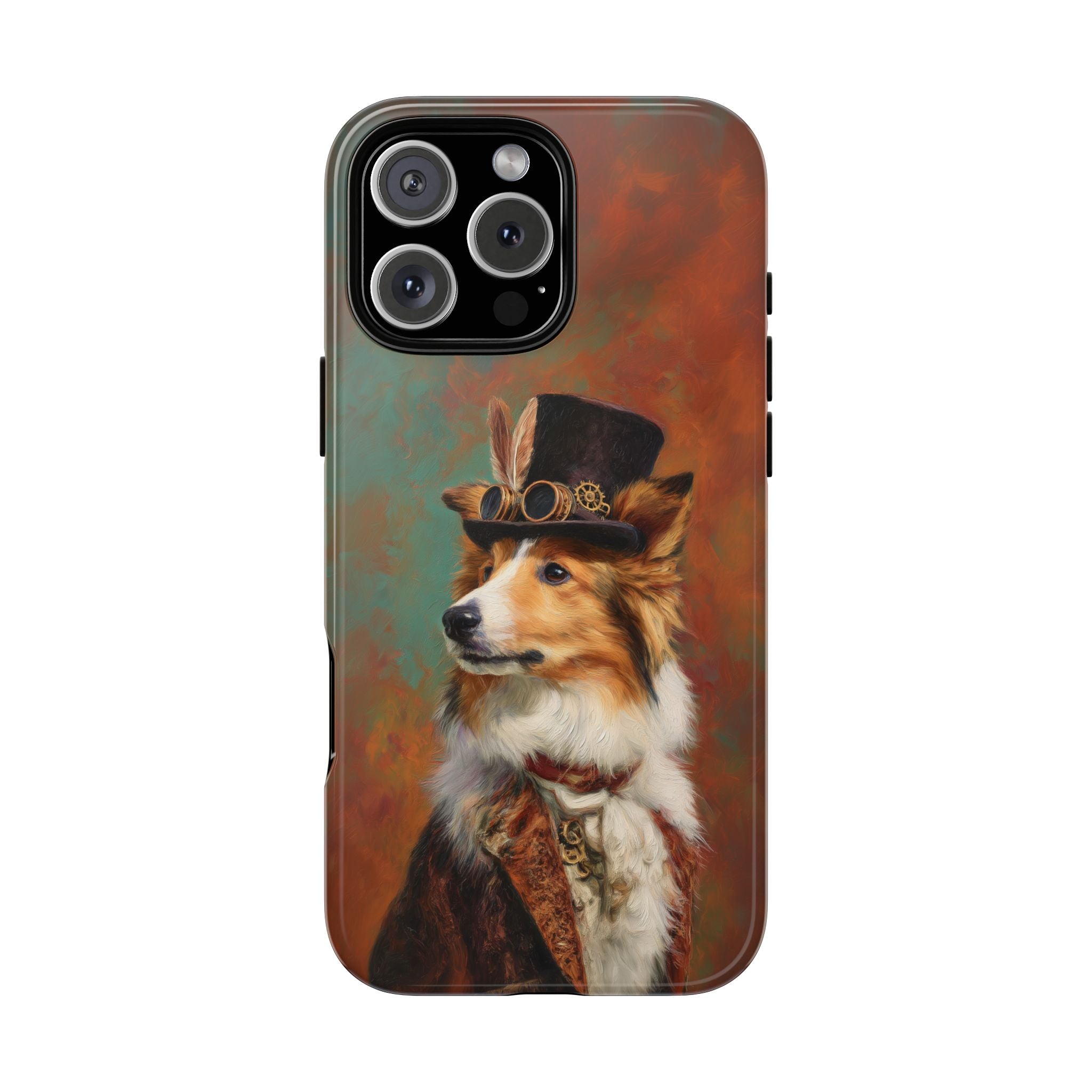 Steampunk Shetland Sheepdog Phone Case