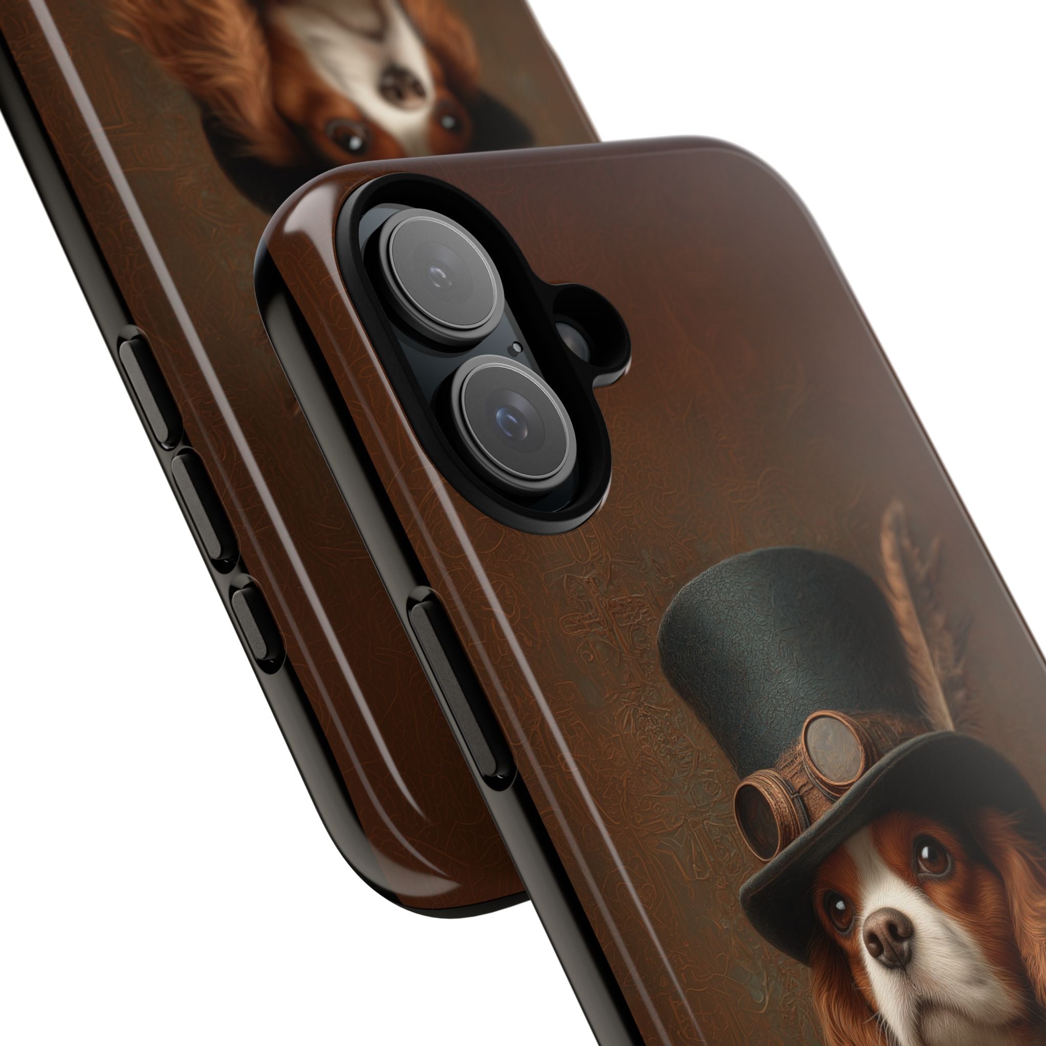 Steampunk Cavalier King Charles Spaniel Phone Case