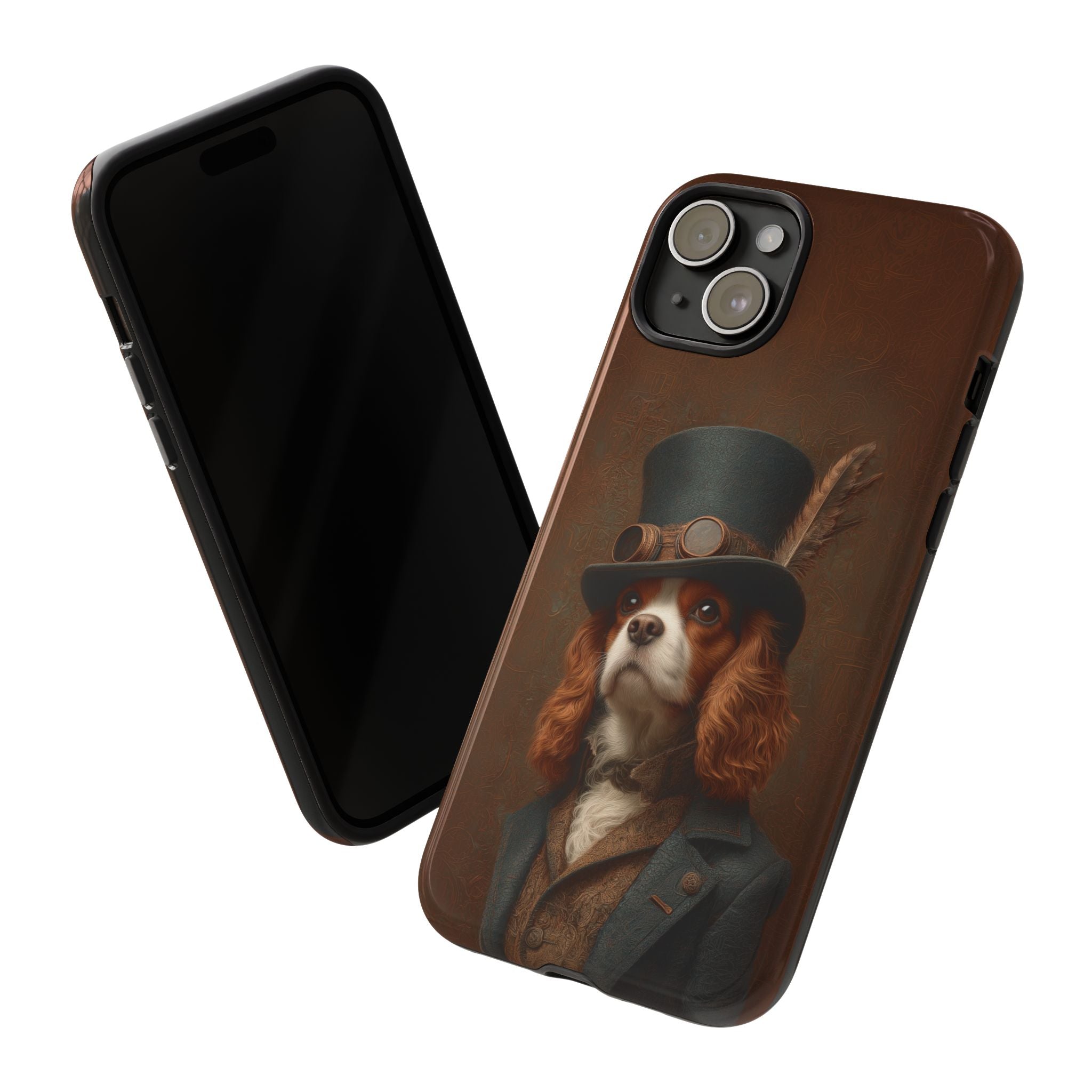 Steampunk Cavalier King Charles Spaniel Phone Case