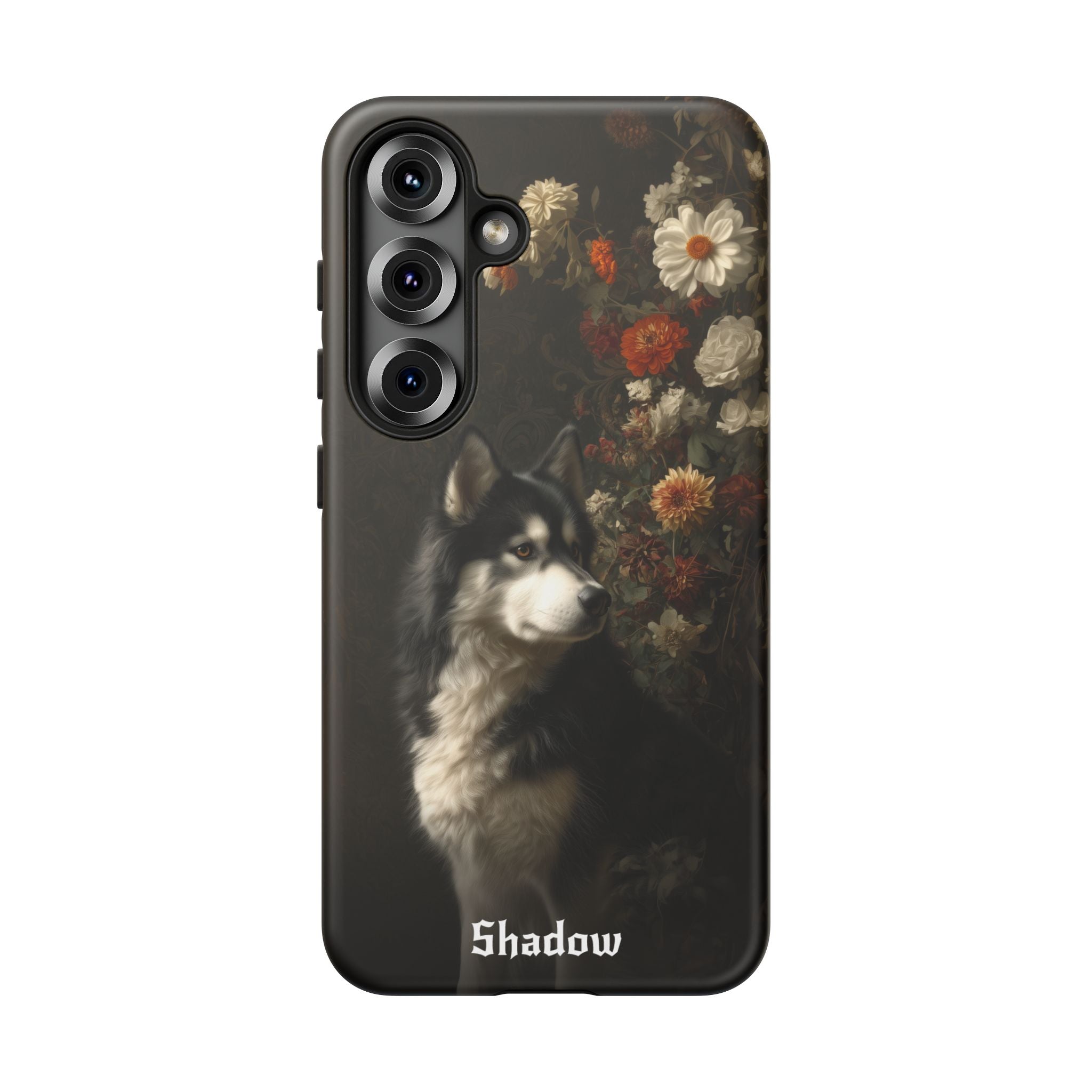 Botanical Alaskan Malamute Phone Case