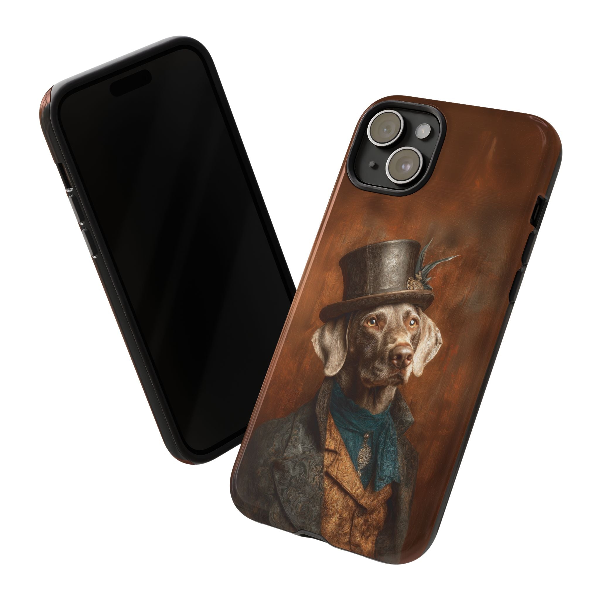Steampunk Weimaraner Phone Case