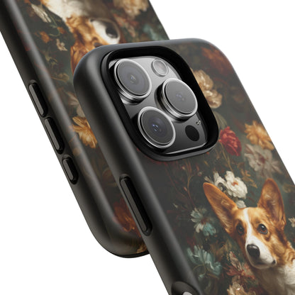 Botanical Corgi Phone Case