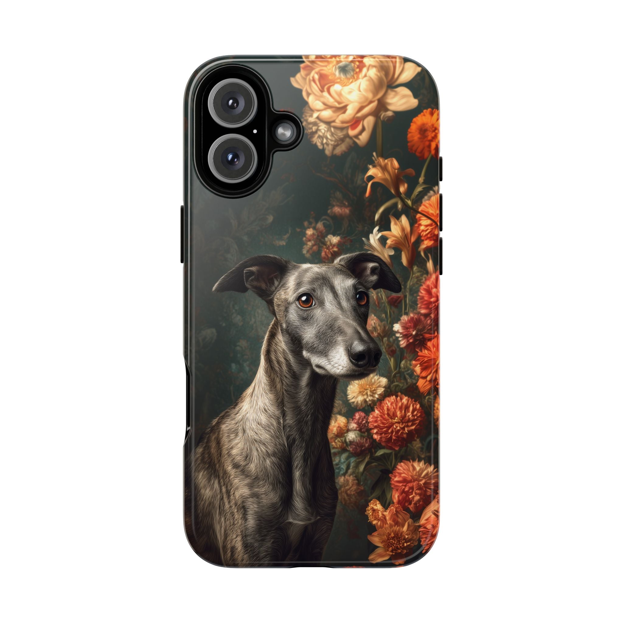 Botanical Greyhound Phone Case
