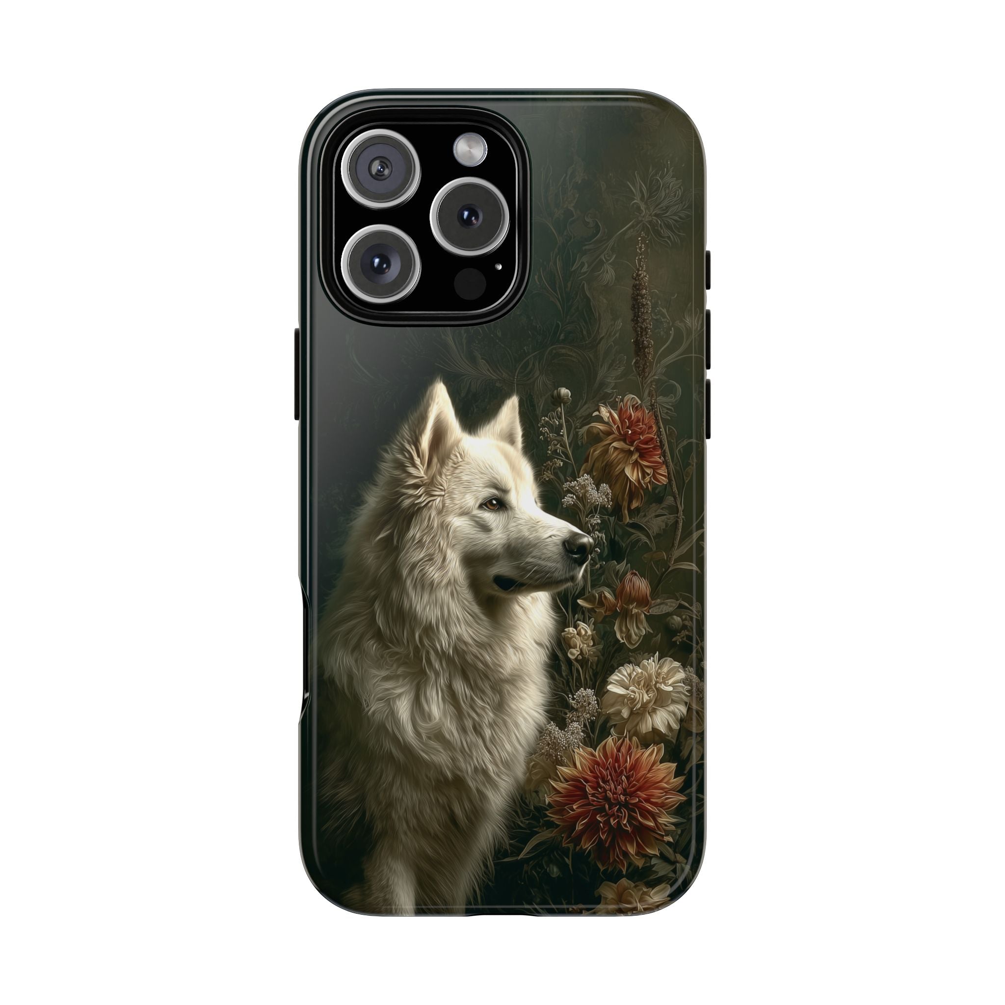Botanical Samoyed Phone Case
