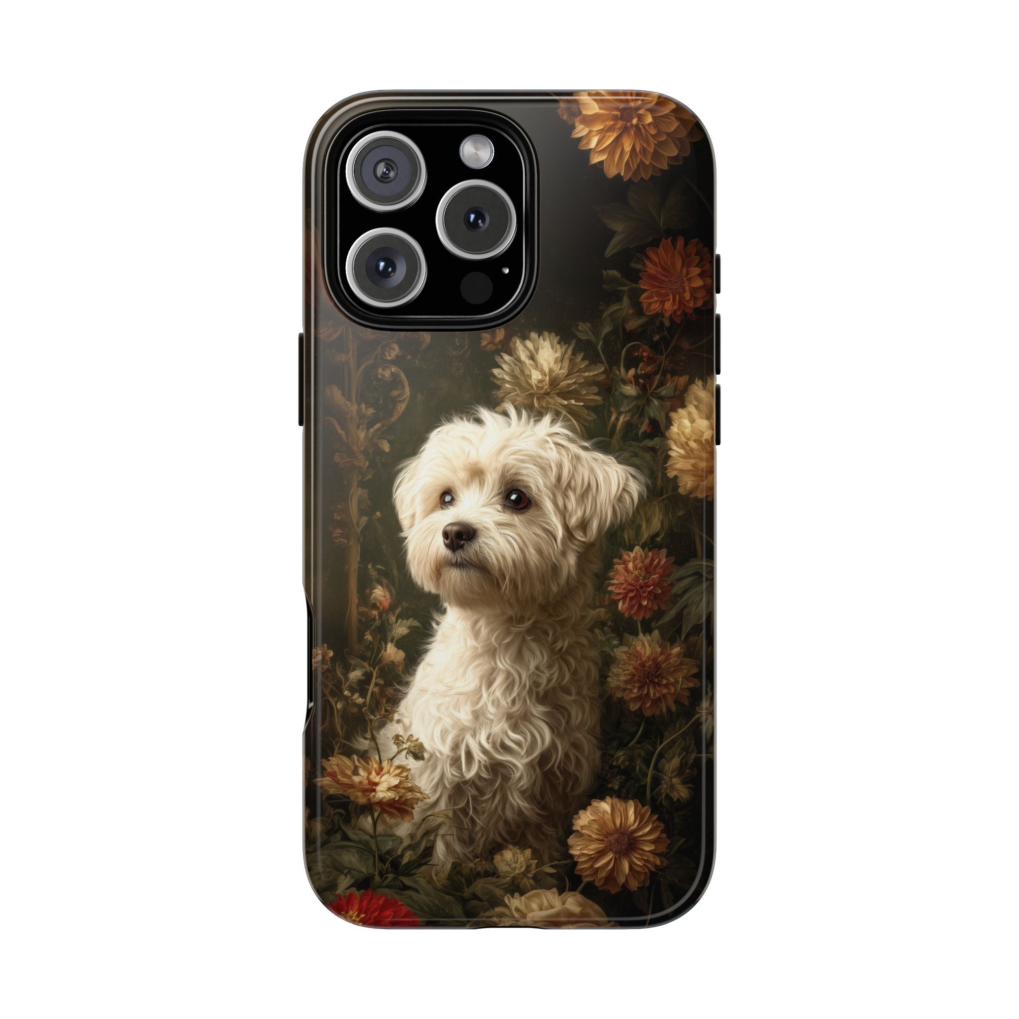 Botanical Maltese Phone Case