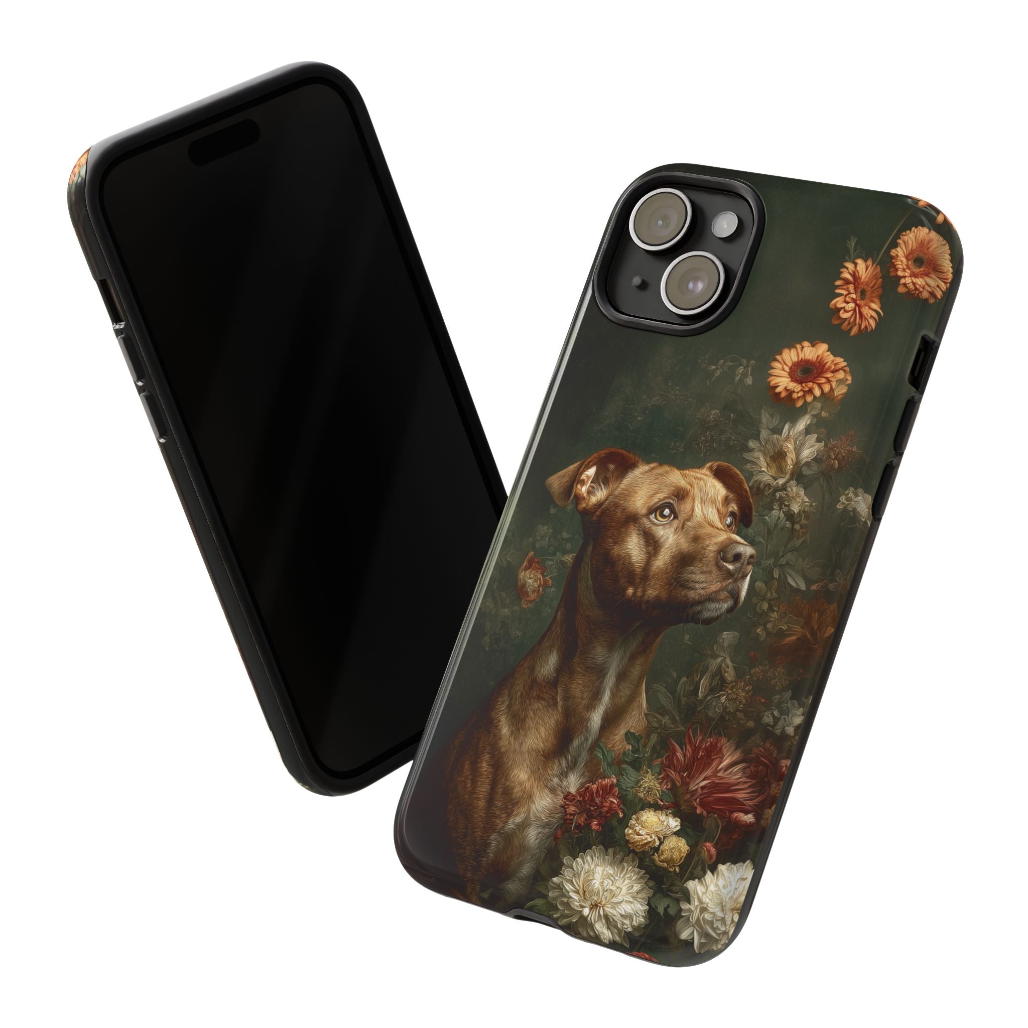 Botanical Staffordshire Bull Terrier Phone Case