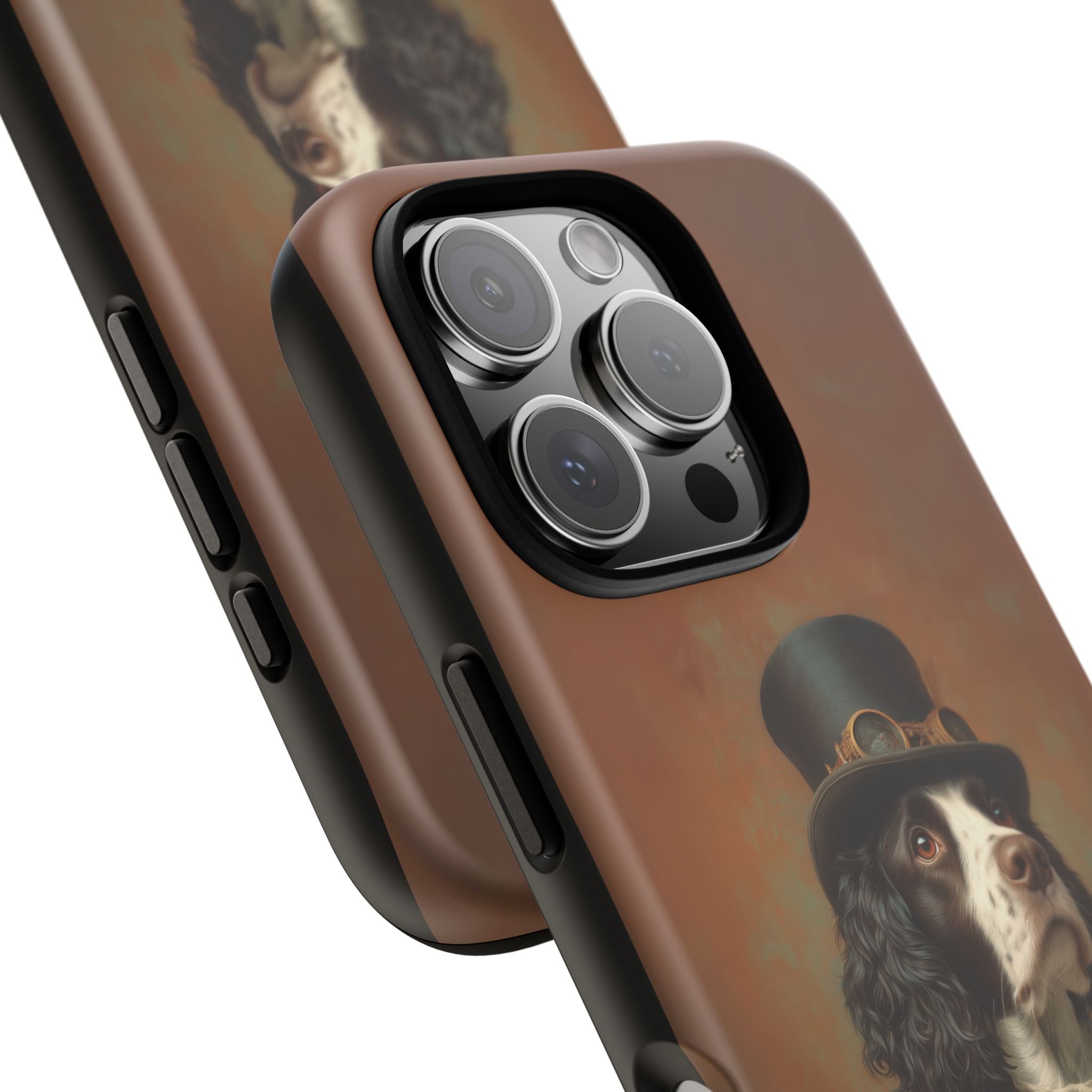 Steampunk English Springer Spaniel Phone Case