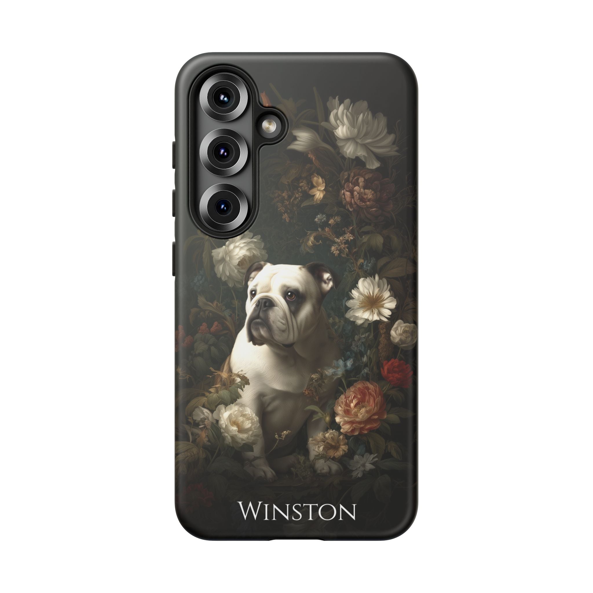 Botanical Bulldog Phone Case