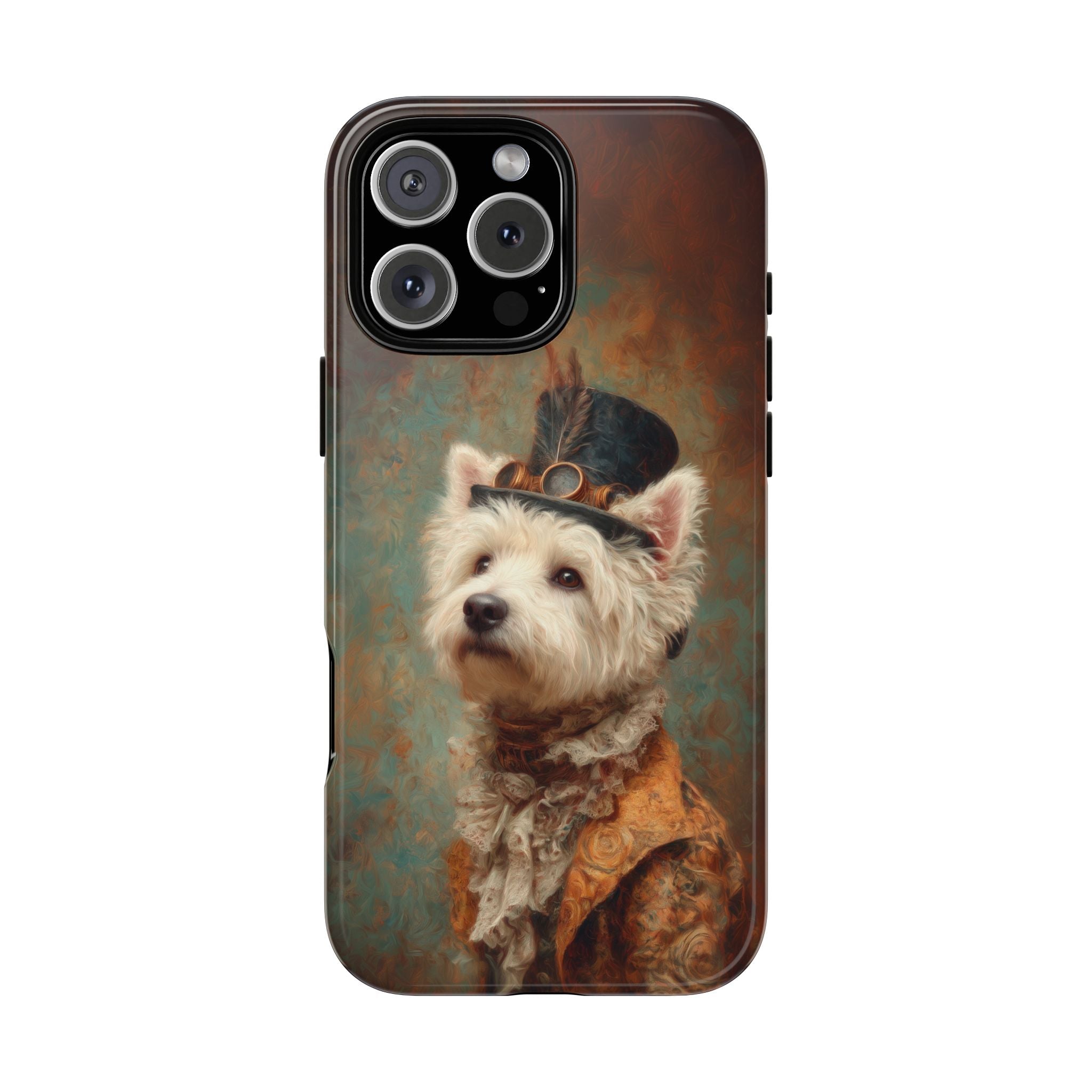 Steampunk Westie Phone Case
