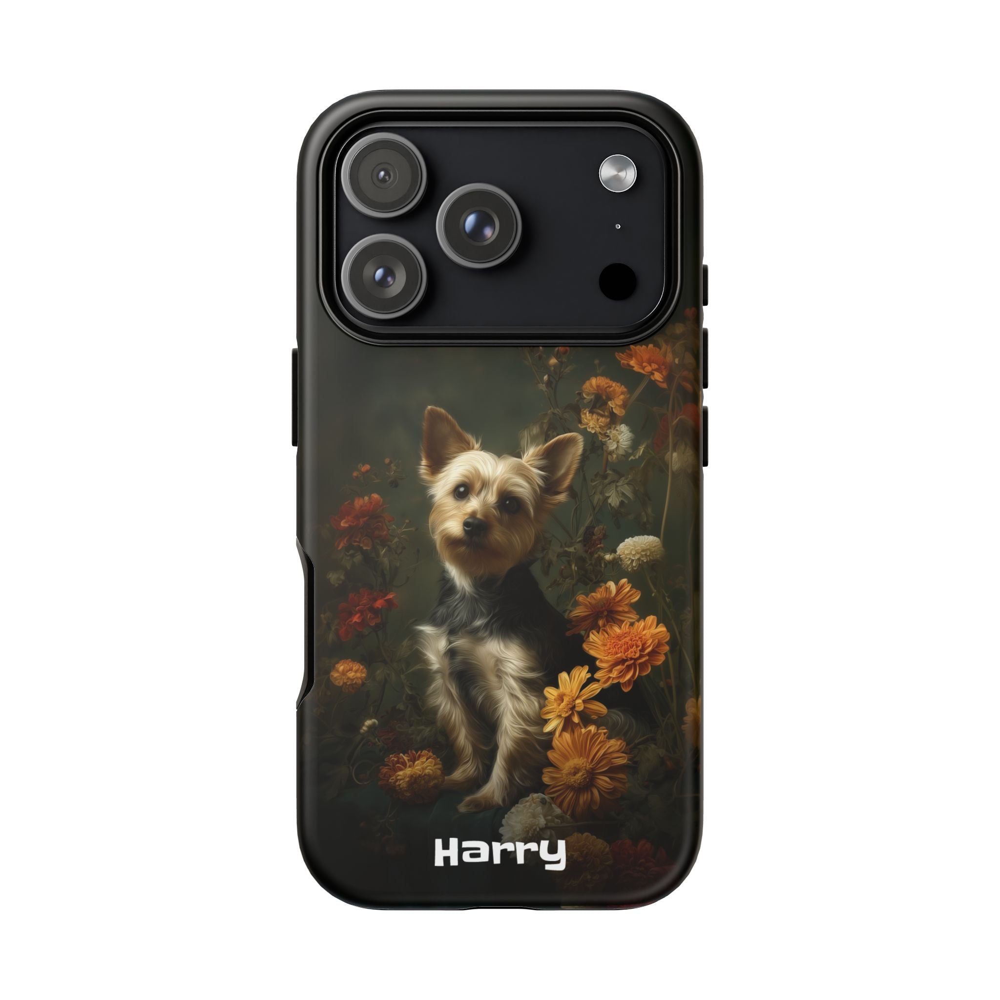 Botanical Yorkshire Terrier Phone Case