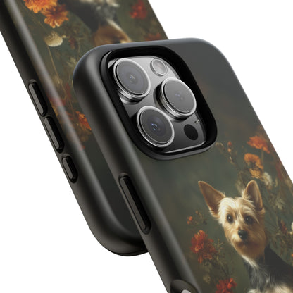 Botanical Yorkshire Terrier Phone Case