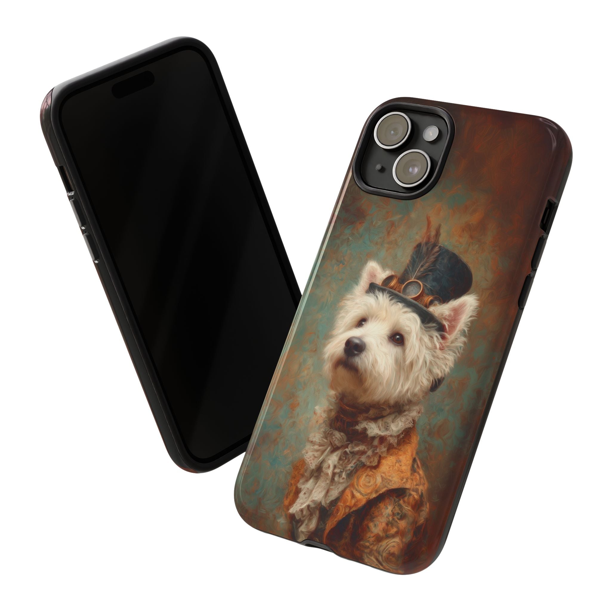 Steampunk Westie Phone Case