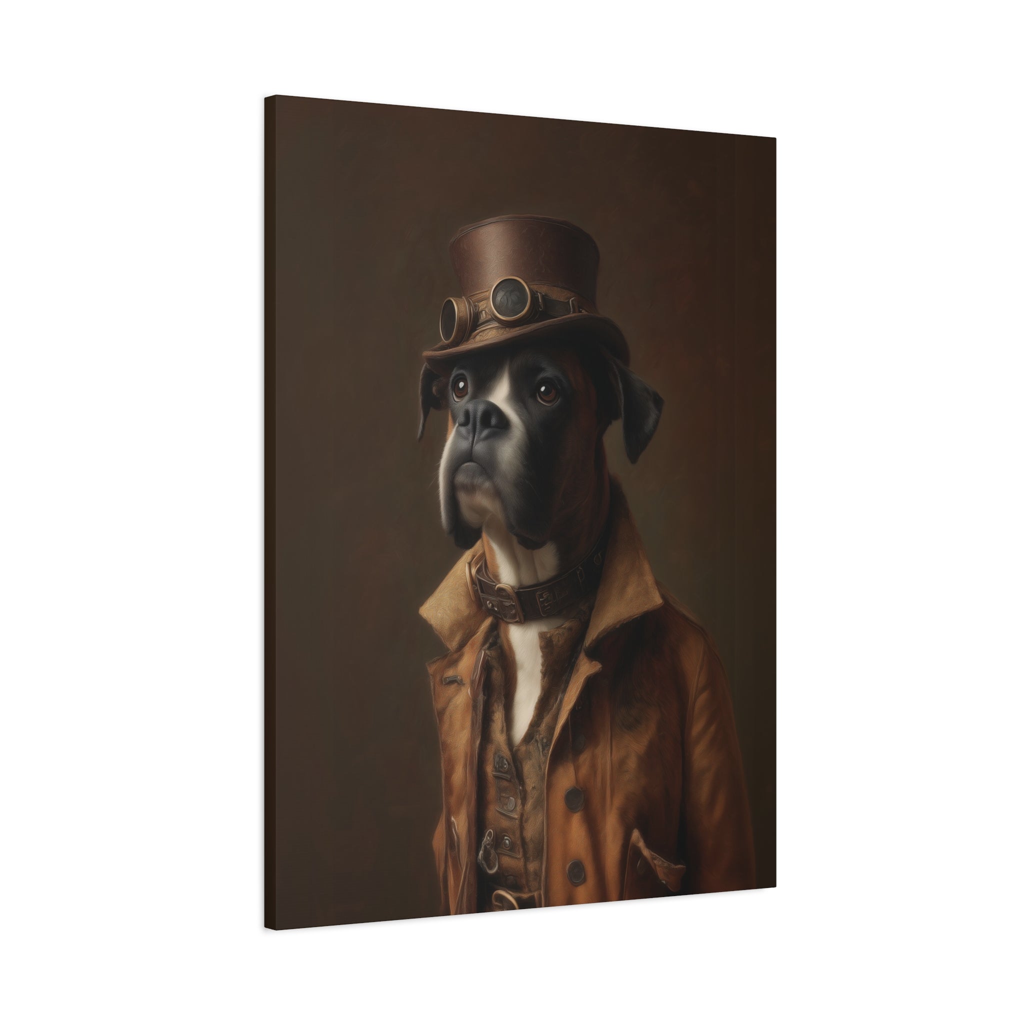 Steampunk Boxer Canvas Art
