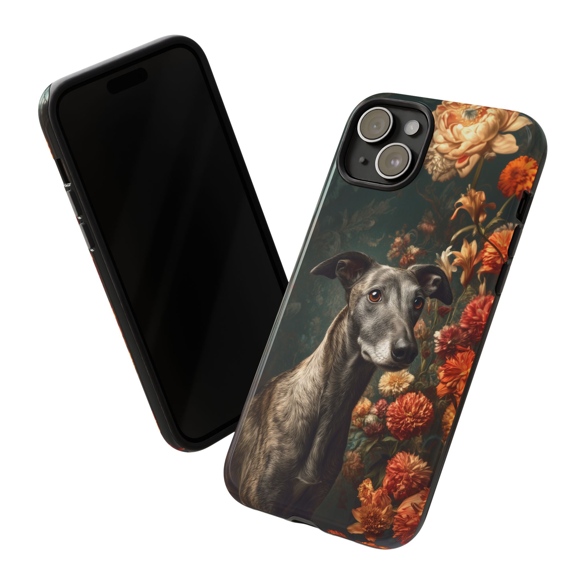 Botanical Greyhound Phone Case
