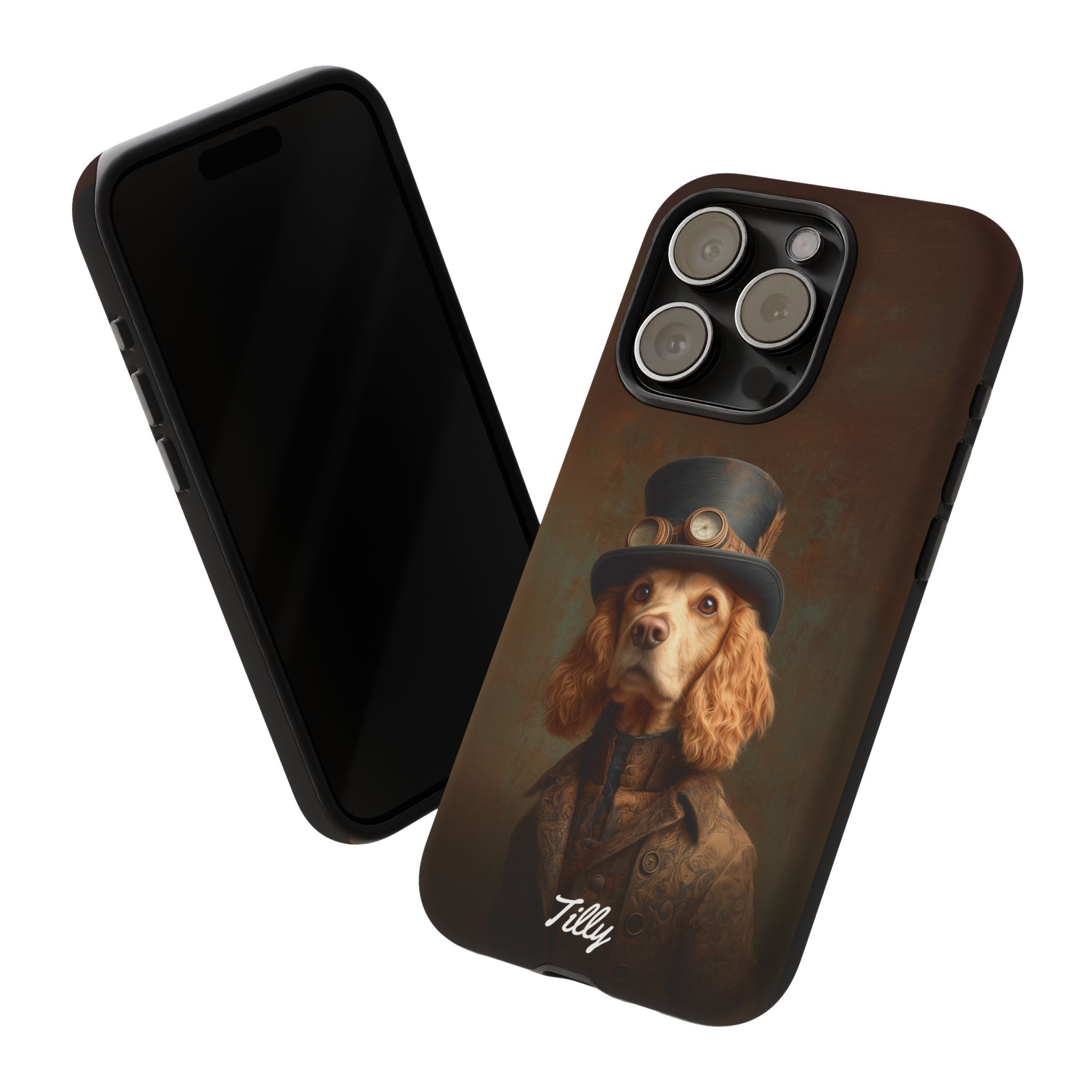 Steampunk Cocker Spaniel Phone Case