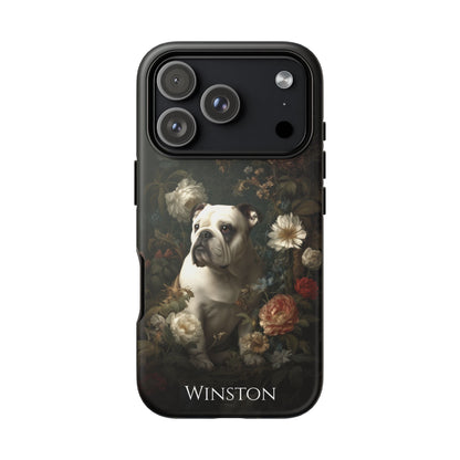 Botanical Bulldog Phone Case
