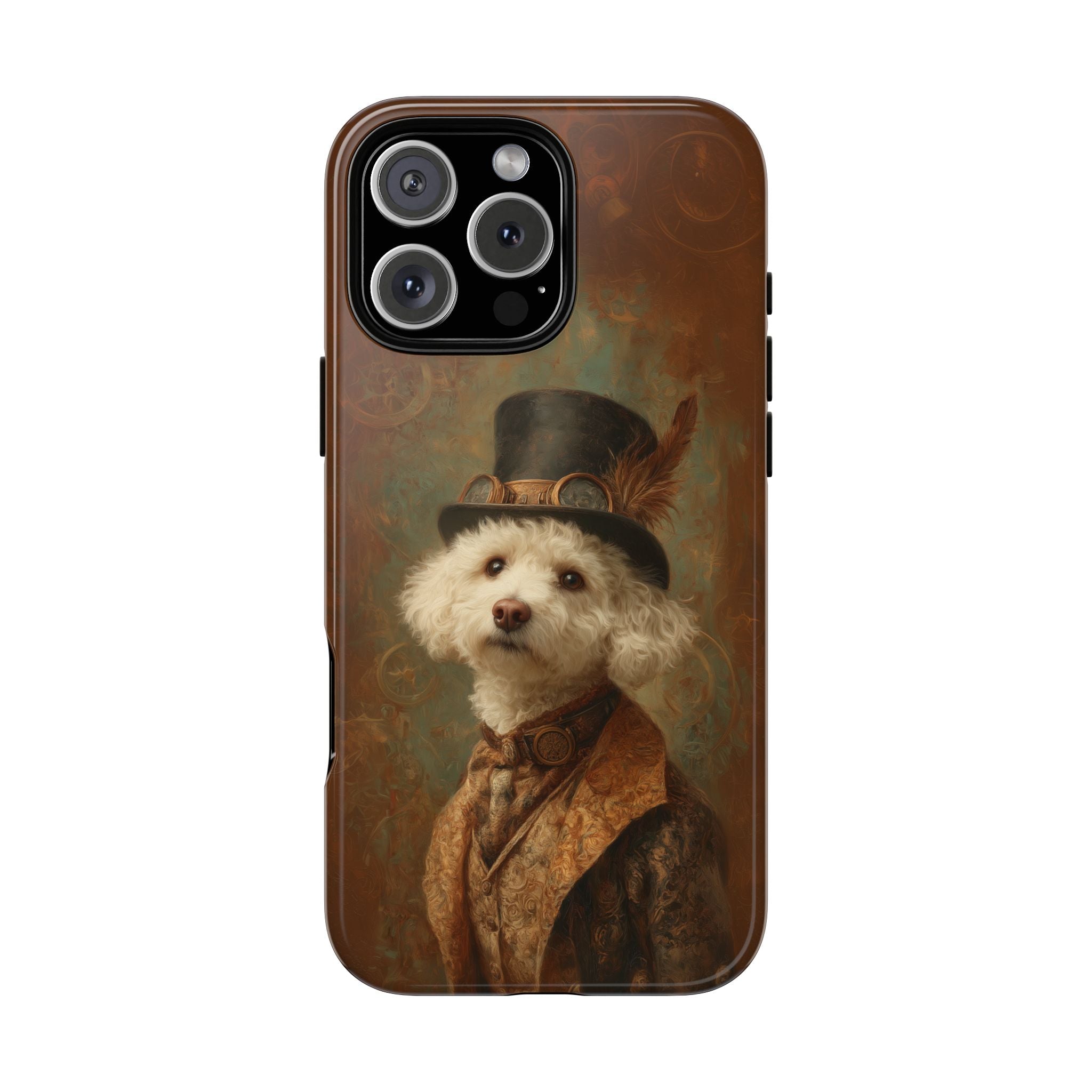 Steampunk Bichon Frise Phone Case