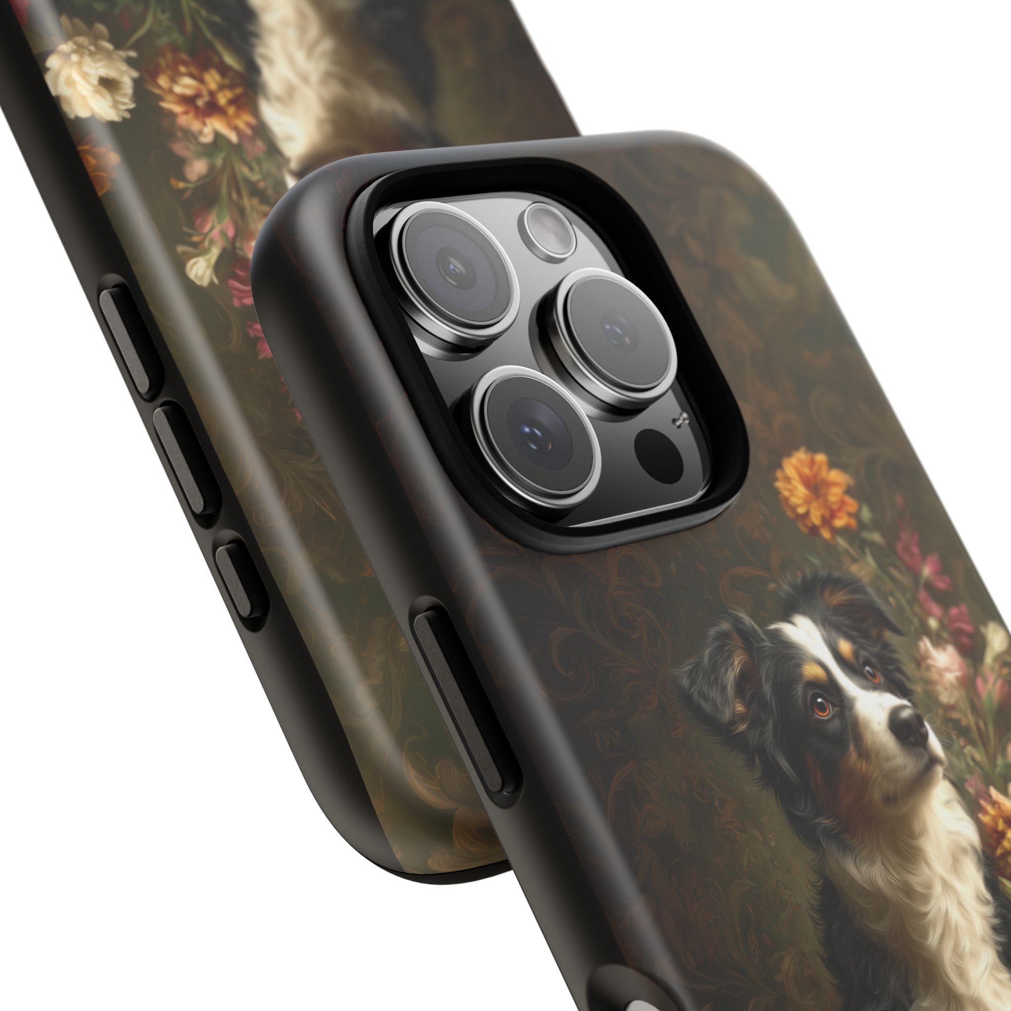 Botanical Australian Shepherd Phone Case