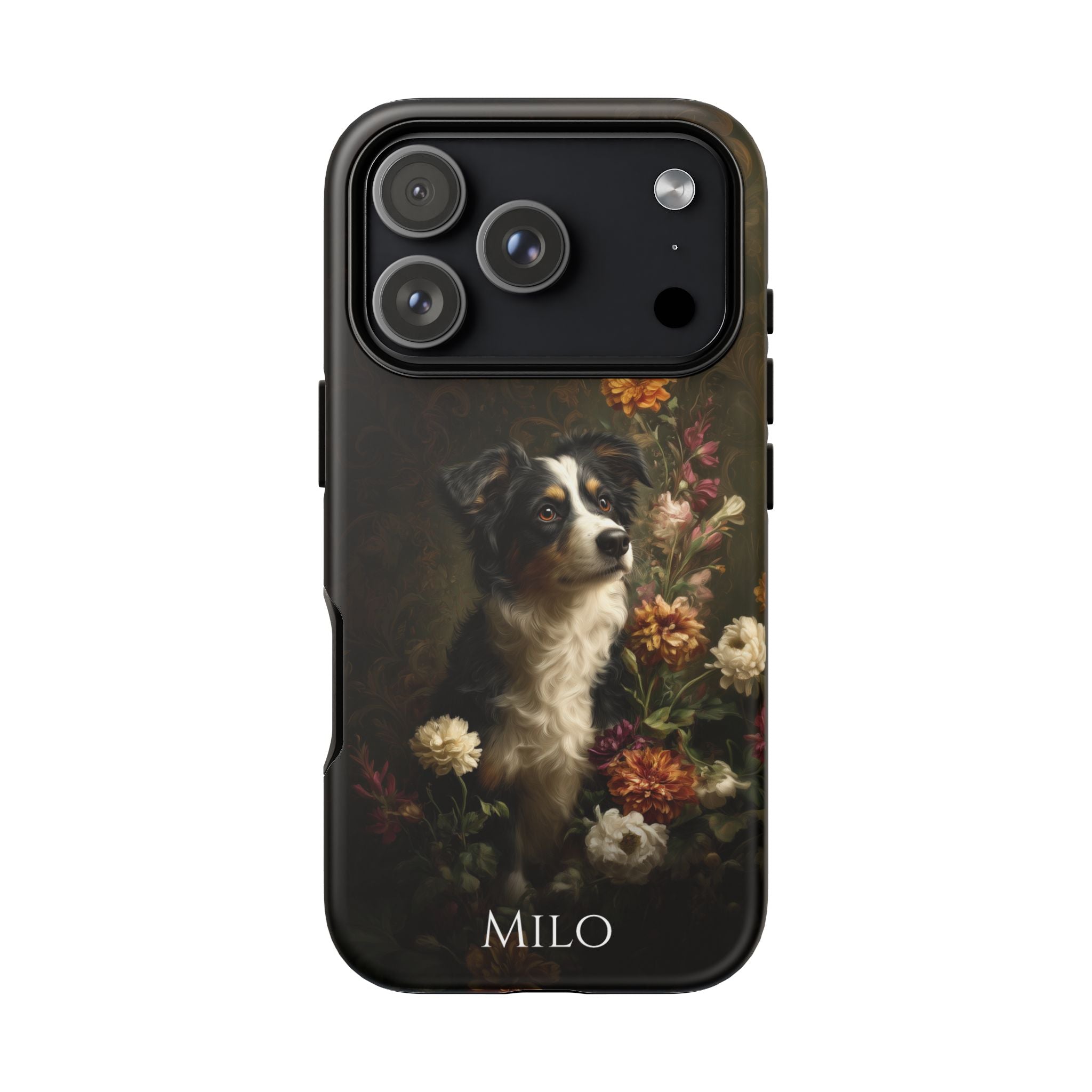 Botanical Australian Shepherd Phone Case