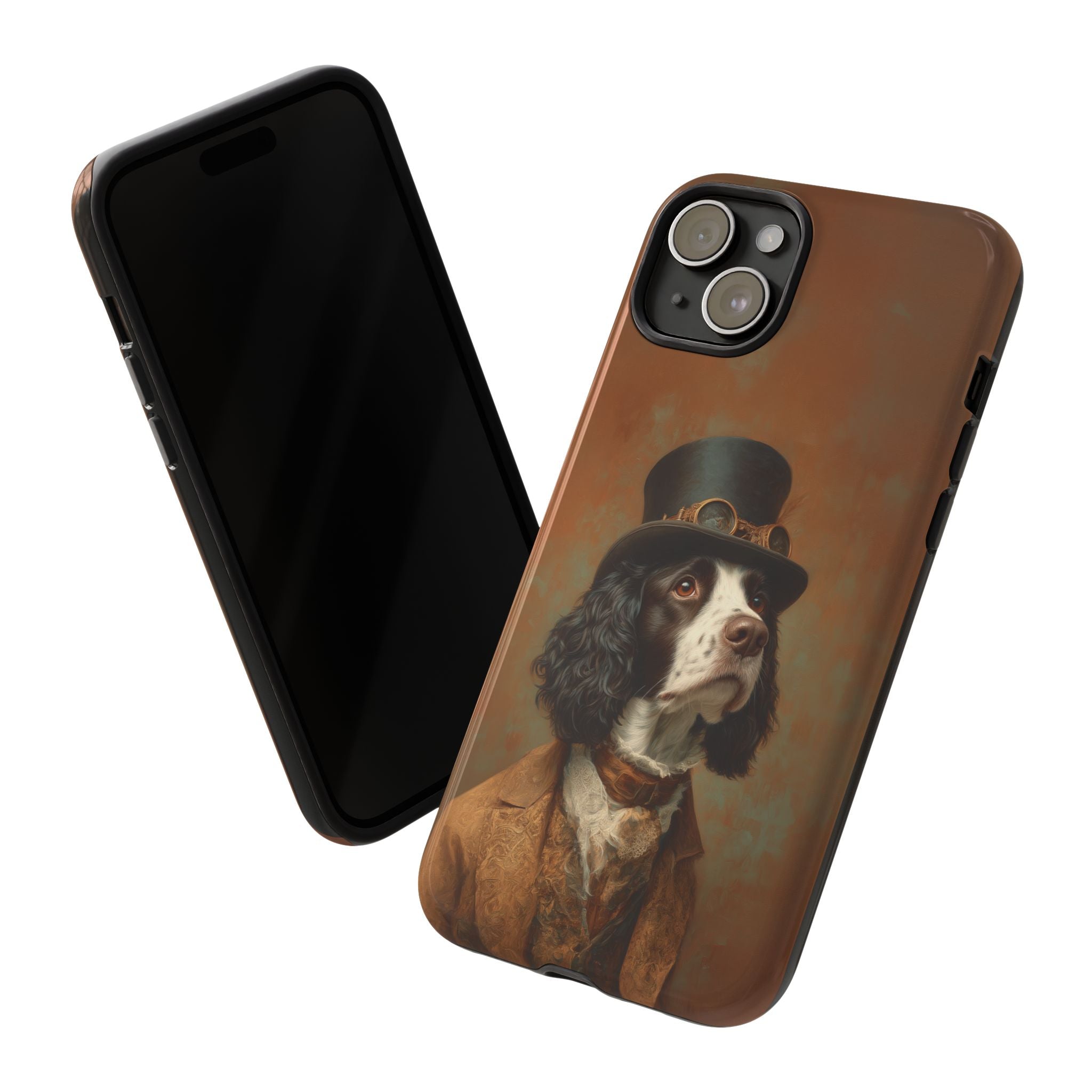 Steampunk English Springer Spaniel Phone Case