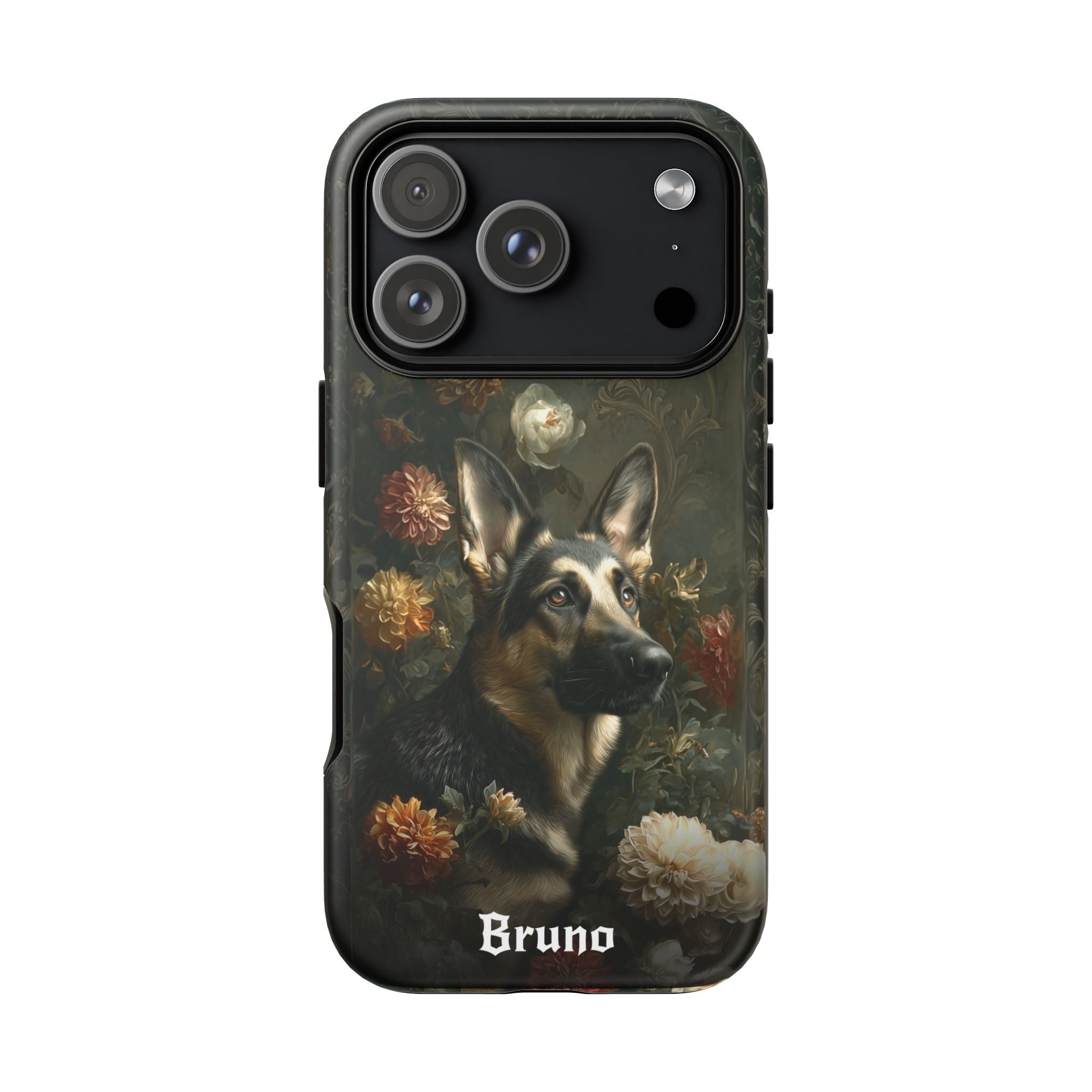Botanical German Shepherd Phone Case