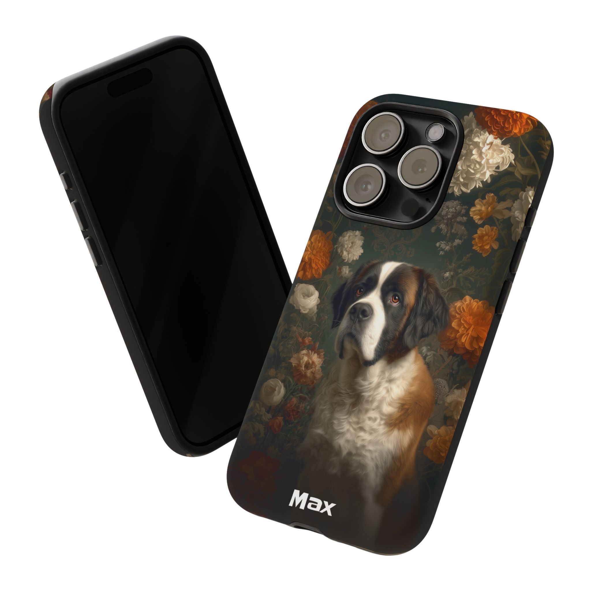Botanical Saint Bernard Phone Case