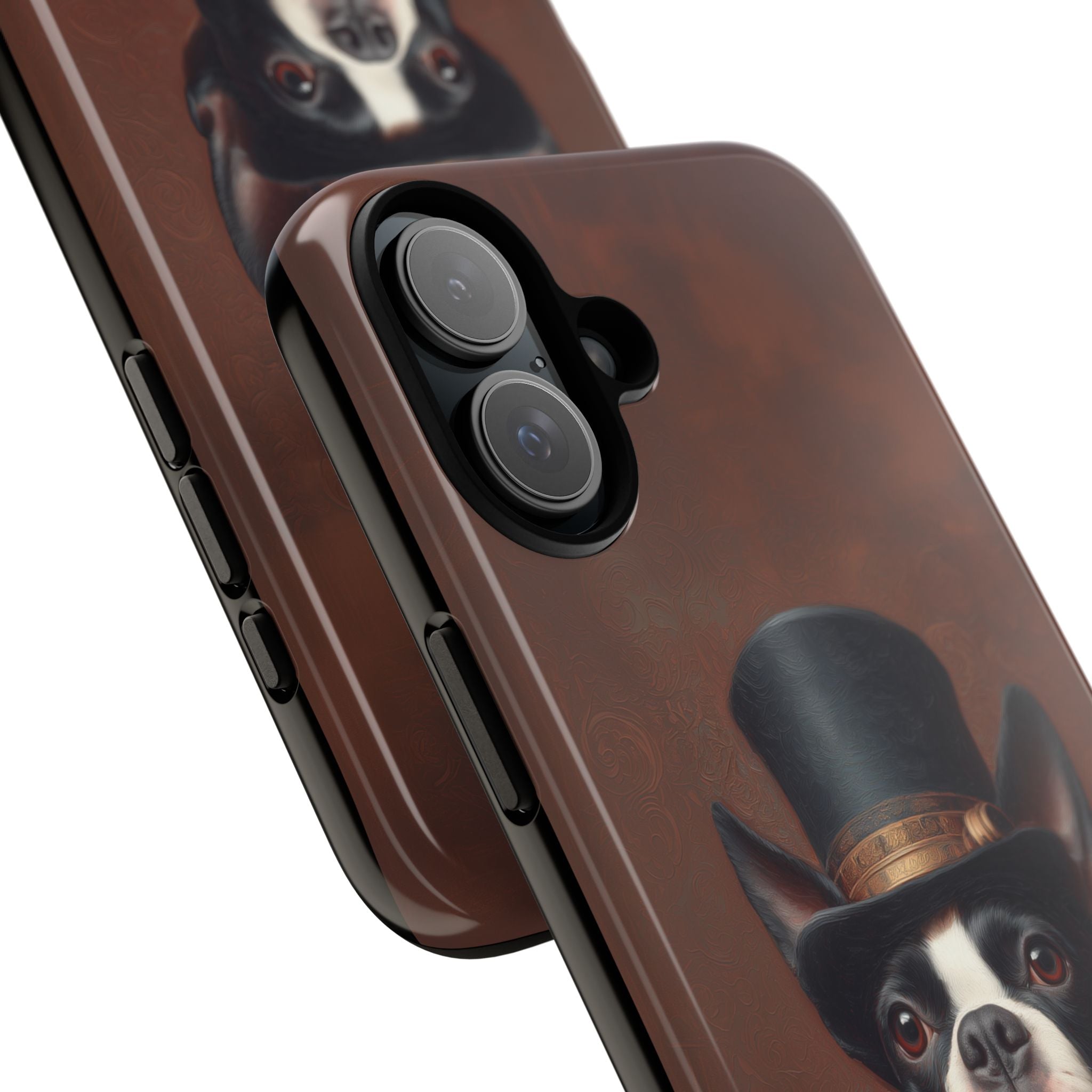 Steampunk Boston Terrier Phone Case
