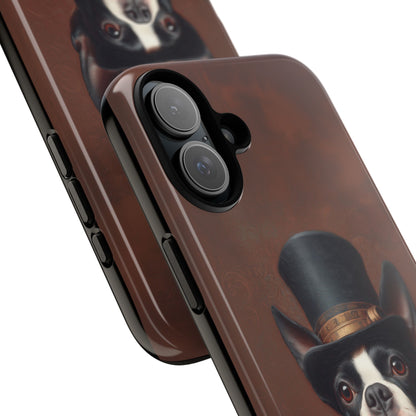 Steampunk Boston Terrier Phone Case