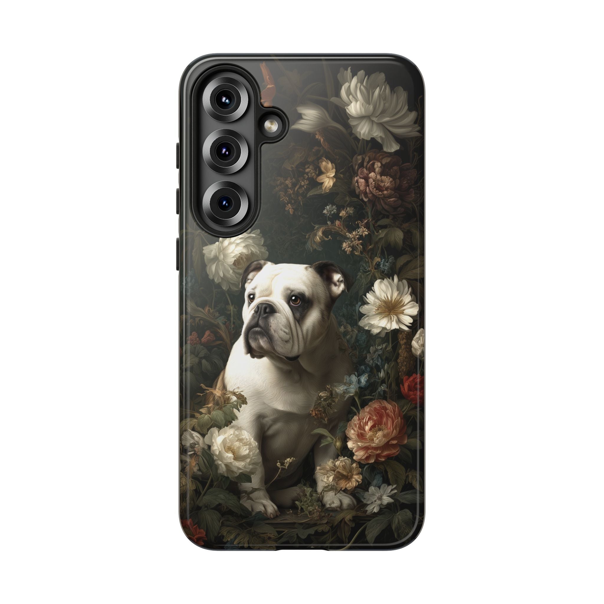 Botanical Bulldog Phone Case